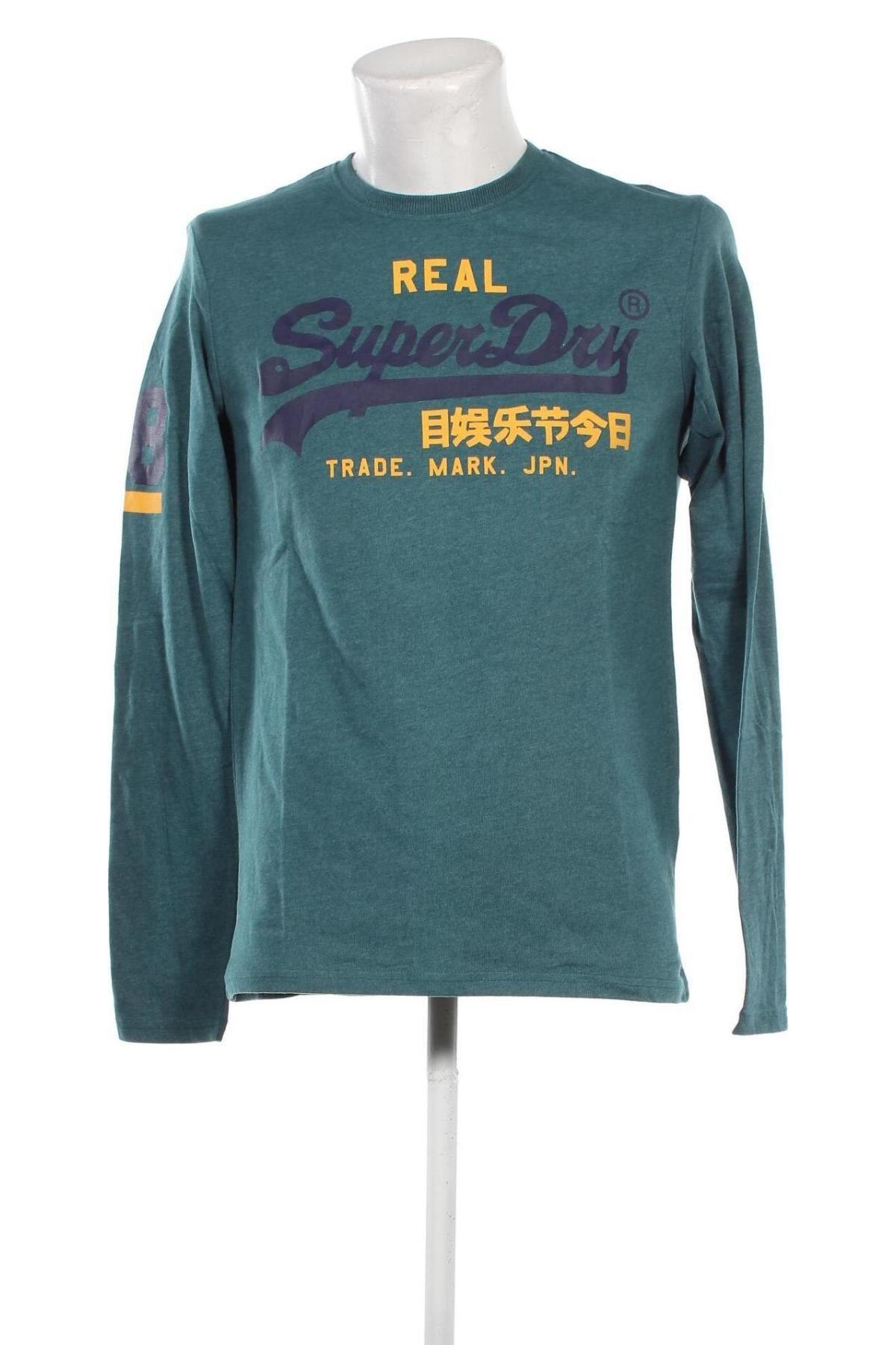Herren Shirt Superdry, Größe M, Farbe Grün, Preis 33,92 €