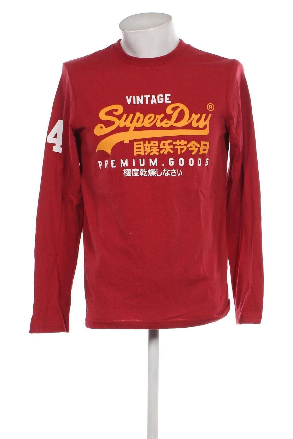 Herren Shirt Superdry, Größe M, Farbe Rot, Preis € 32,83