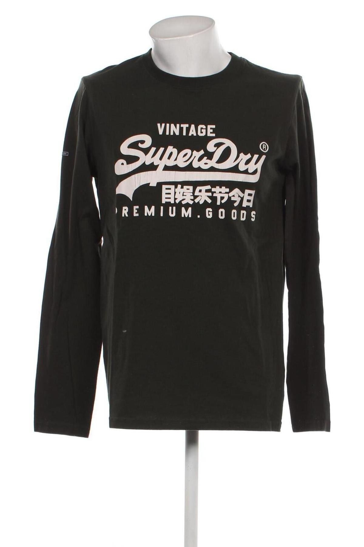 Herren Shirt Superdry, Größe L, Farbe Grün, Preis 14,43 €