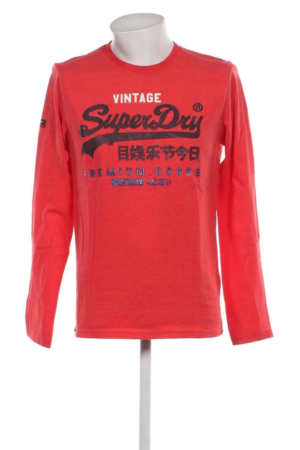 Pánské tričko  Superdry, Velikost XL, Barva Červená, Cena  984,00 Kč