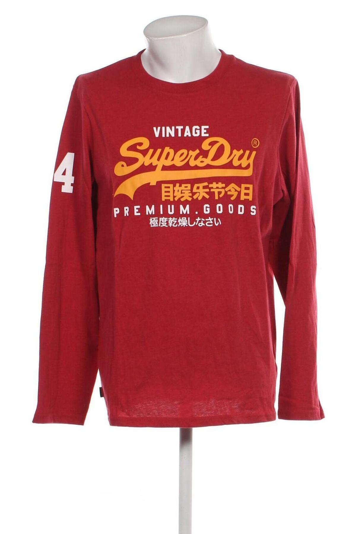 Pánské tričko  Superdry, Velikost XXL, Barva Červená, Cena  953,00 Kč