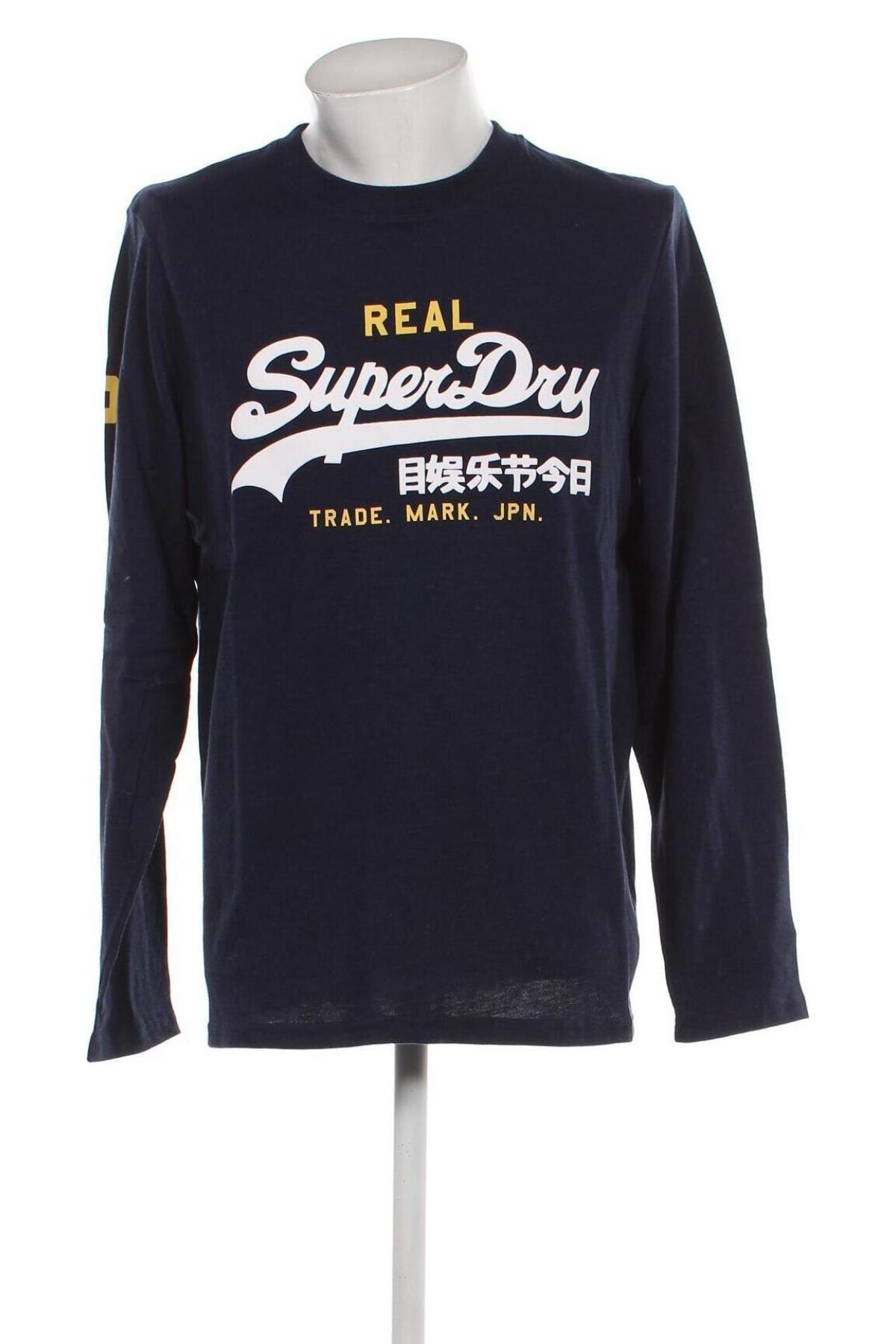 Pánské tričko  Superdry, Velikost XL, Barva Modrá, Cena  953,00 Kč