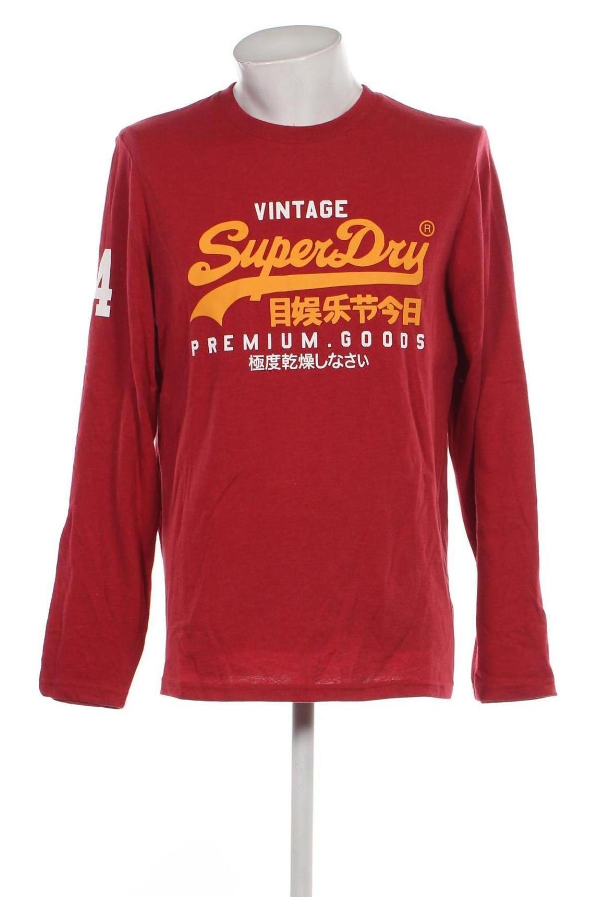 Herren Shirt Superdry, Größe XL, Farbe Rot, Preis 33,92 €