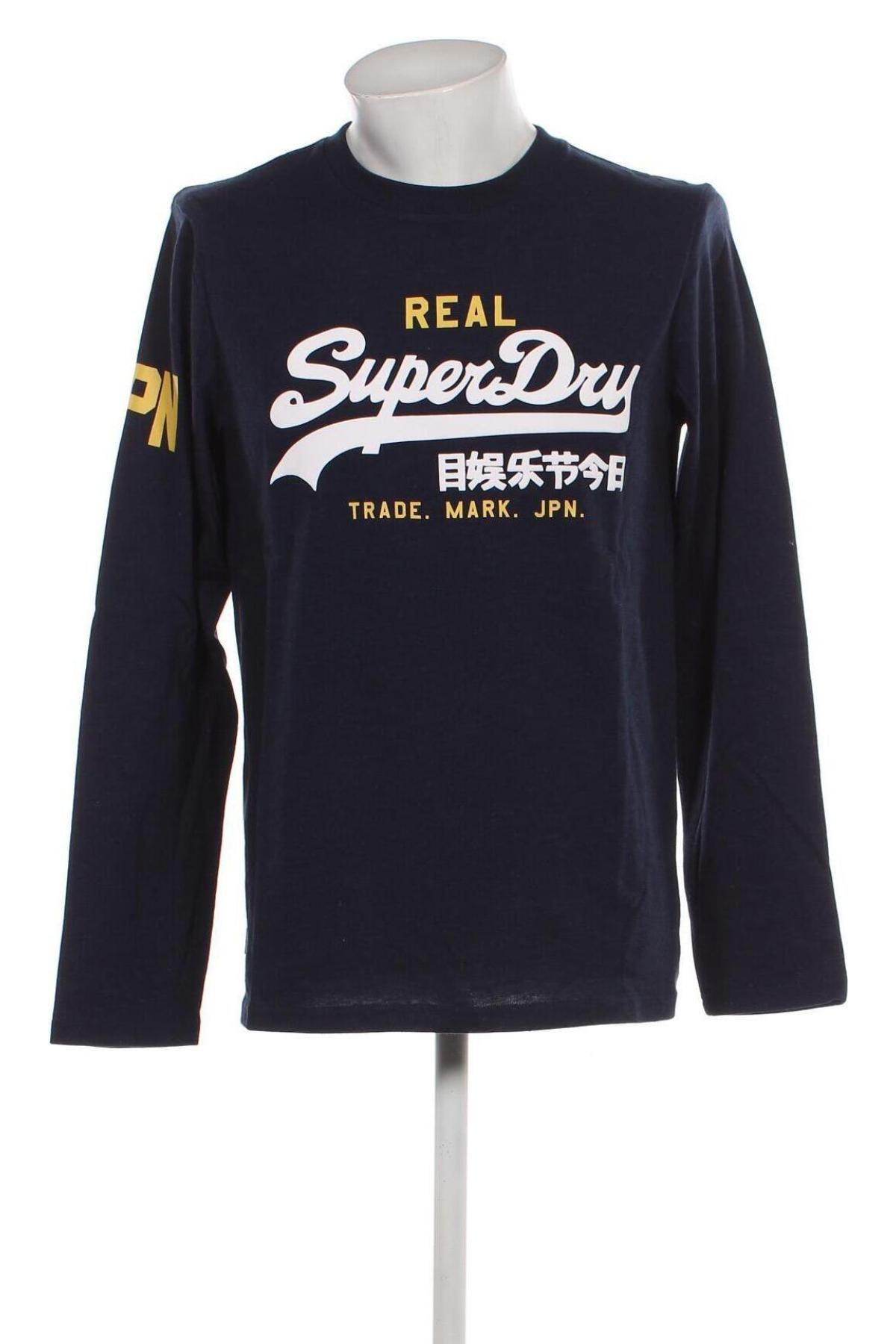 Pánské tričko  Superdry, Velikost L, Barva Modrá, Cena  953,00 Kč