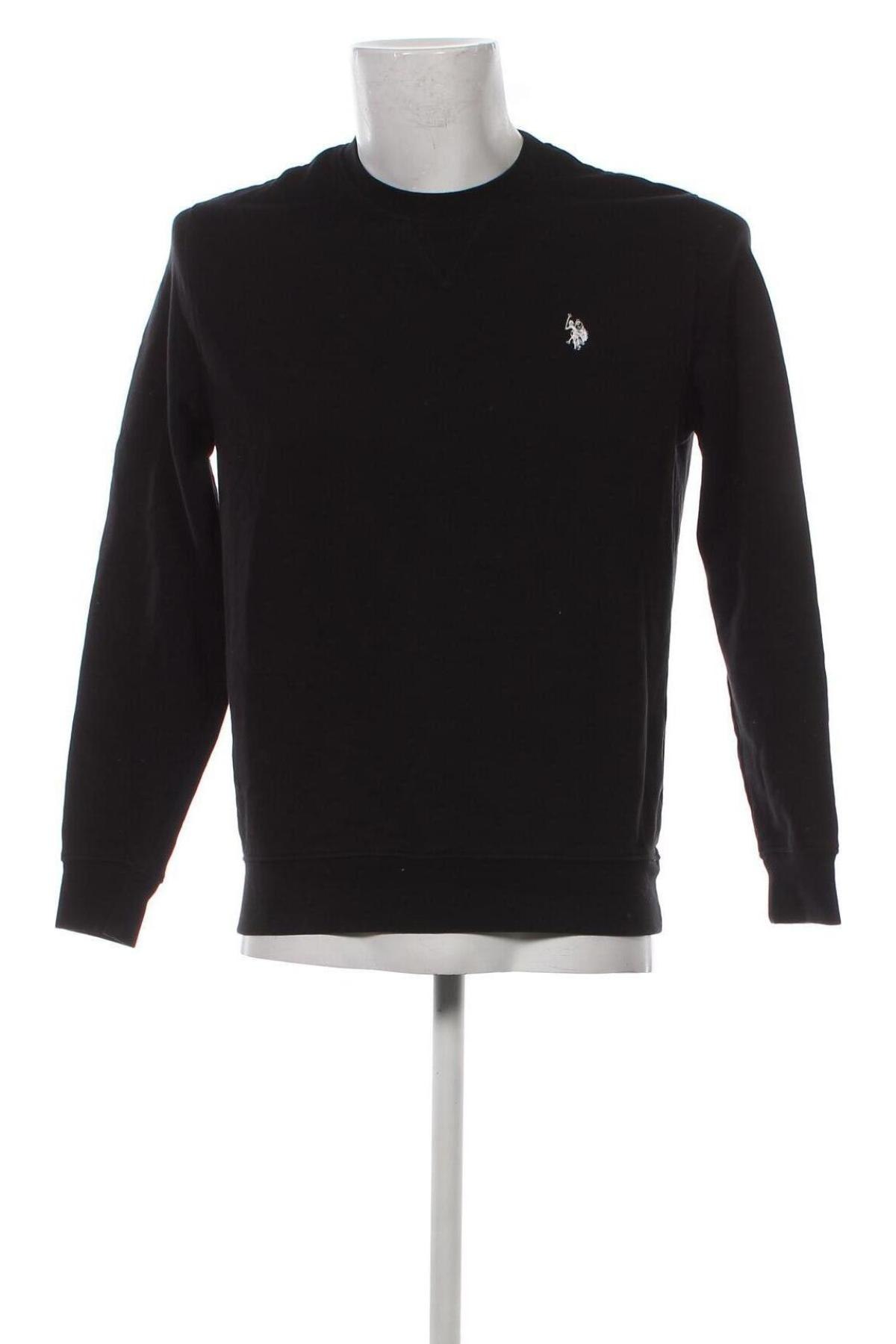 Мъжка блуза U.S. Polo Assn., Размер L, Цвят Черен, Цена 60,48 лв.