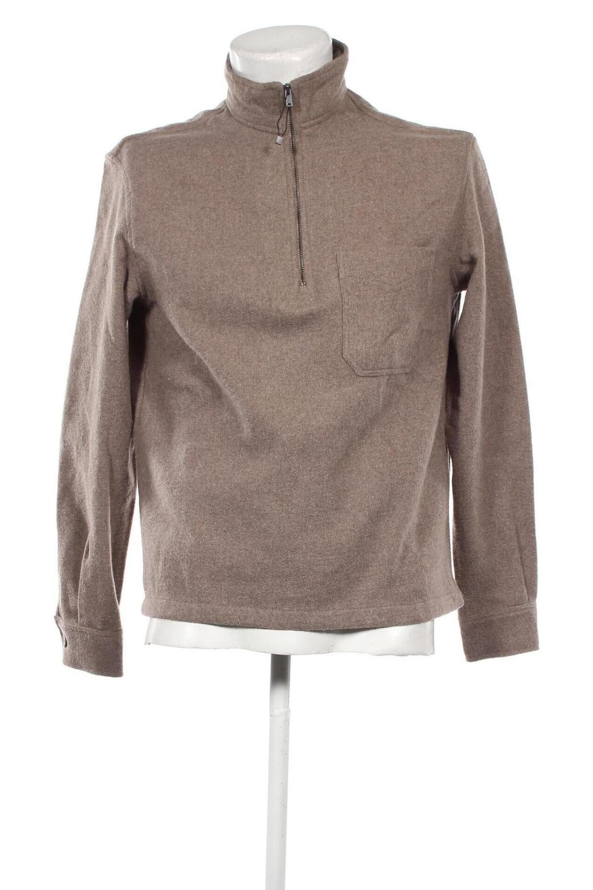 Ανδρική μπλούζα Zara, Μέγεθος S, Χρώμα Καφέ, Τιμή 8,30 €