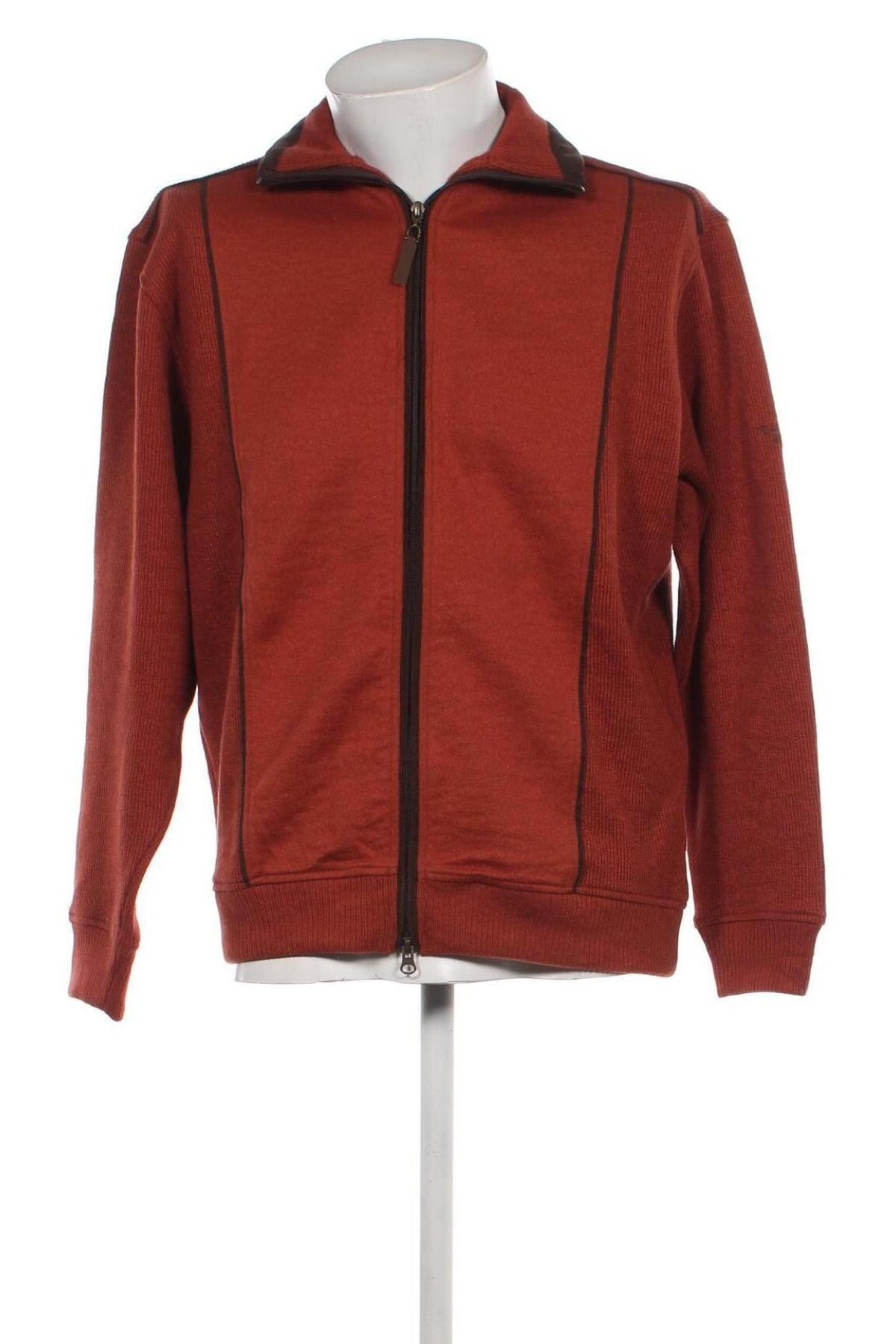 Jachetă tricotată de bărbați Engbers, Mărime L, Culoare Maro, Preț 183,56 Lei