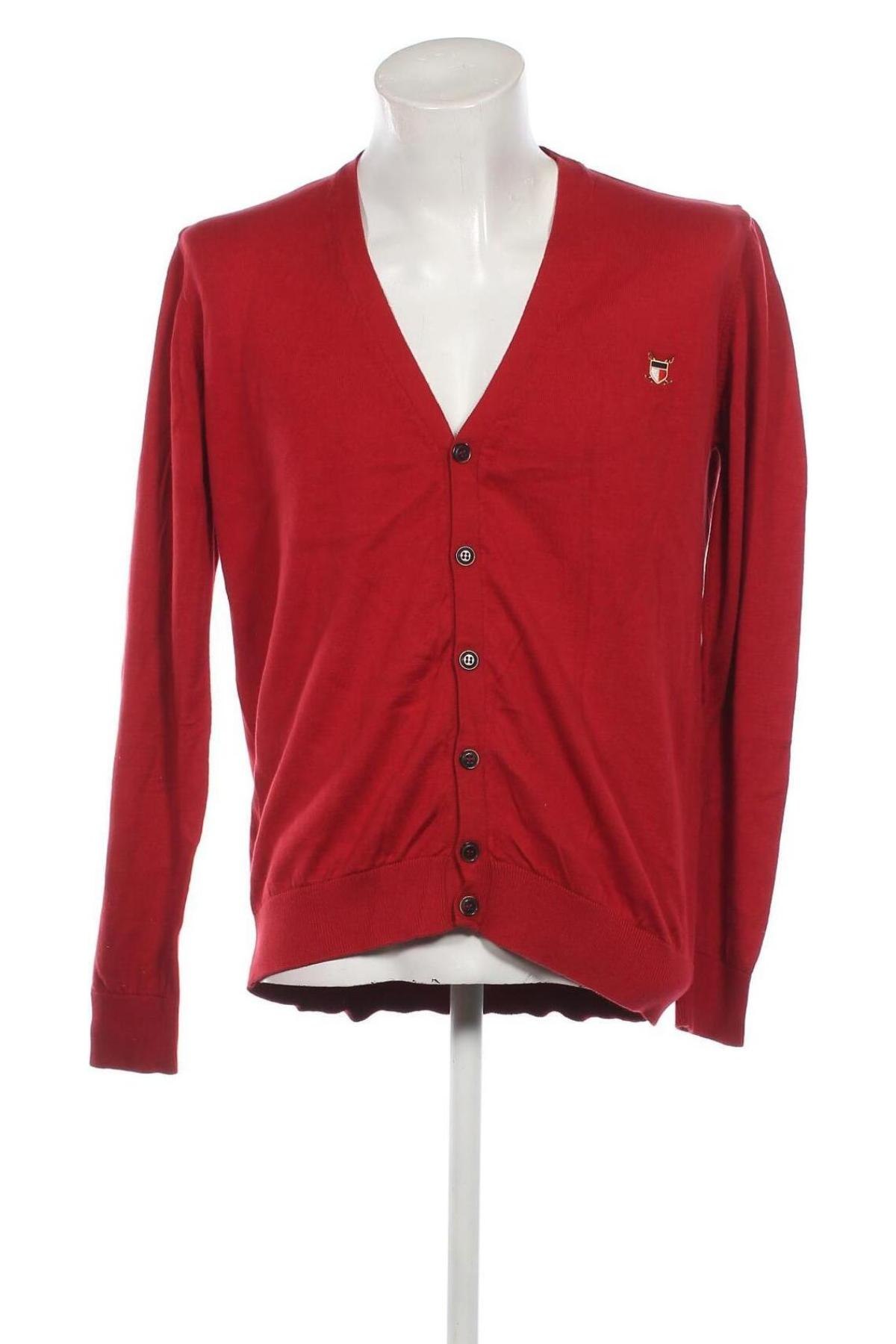Ανδρική ζακέτα Polo Club, Μέγεθος XL, Χρώμα Κόκκινο, Τιμή 9,51 €