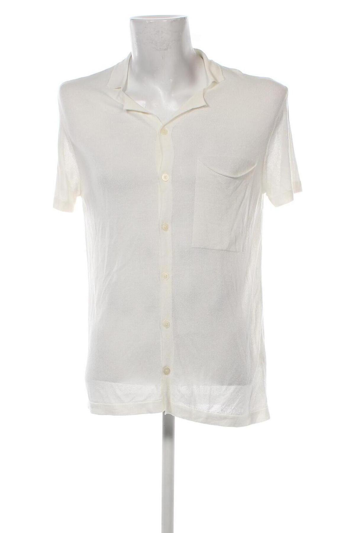 Ανδρική ζακέτα Zara, Μέγεθος M, Χρώμα Λευκό, Τιμή 11,87 €