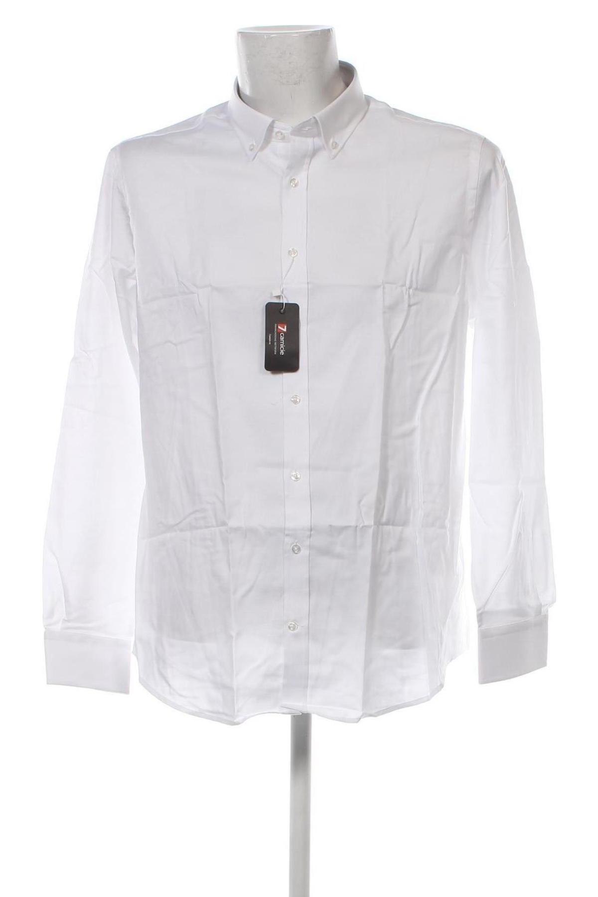 Ανδρικό πουκάμισο 7 Camicie, Μέγεθος XL, Χρώμα Λευκό, Τιμή 58,17 €
