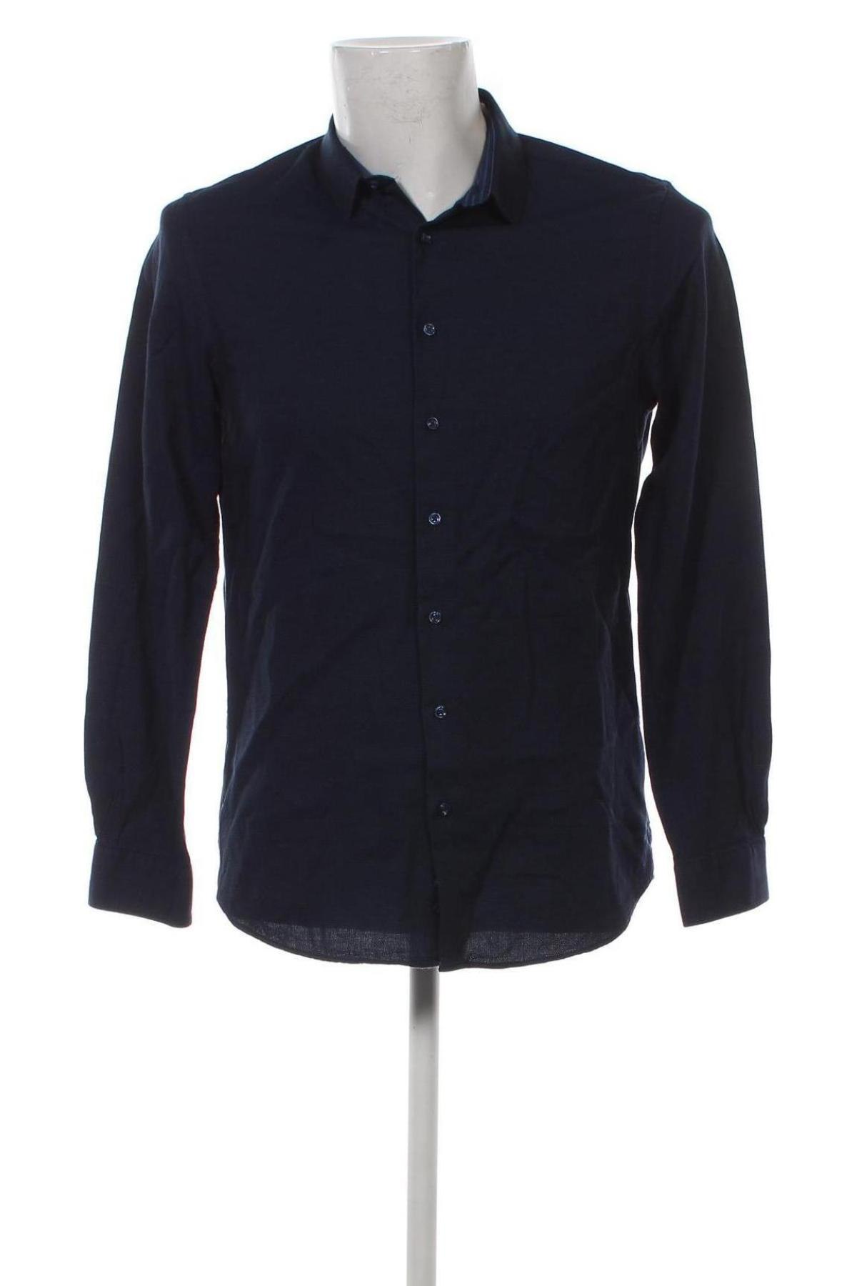 Ανδρικό πουκάμισο Angelo Litrico, Μέγεθος M, Χρώμα Μπλέ, Τιμή 5,38 €
