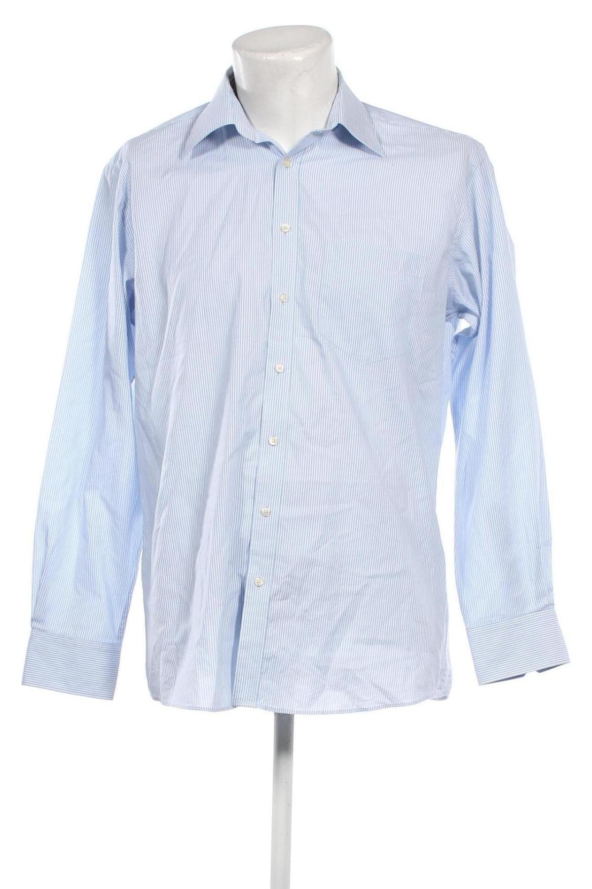 Мъжка риза Angelo Litrico, Размер M, Цвят Син, Цена 10,15 лв.