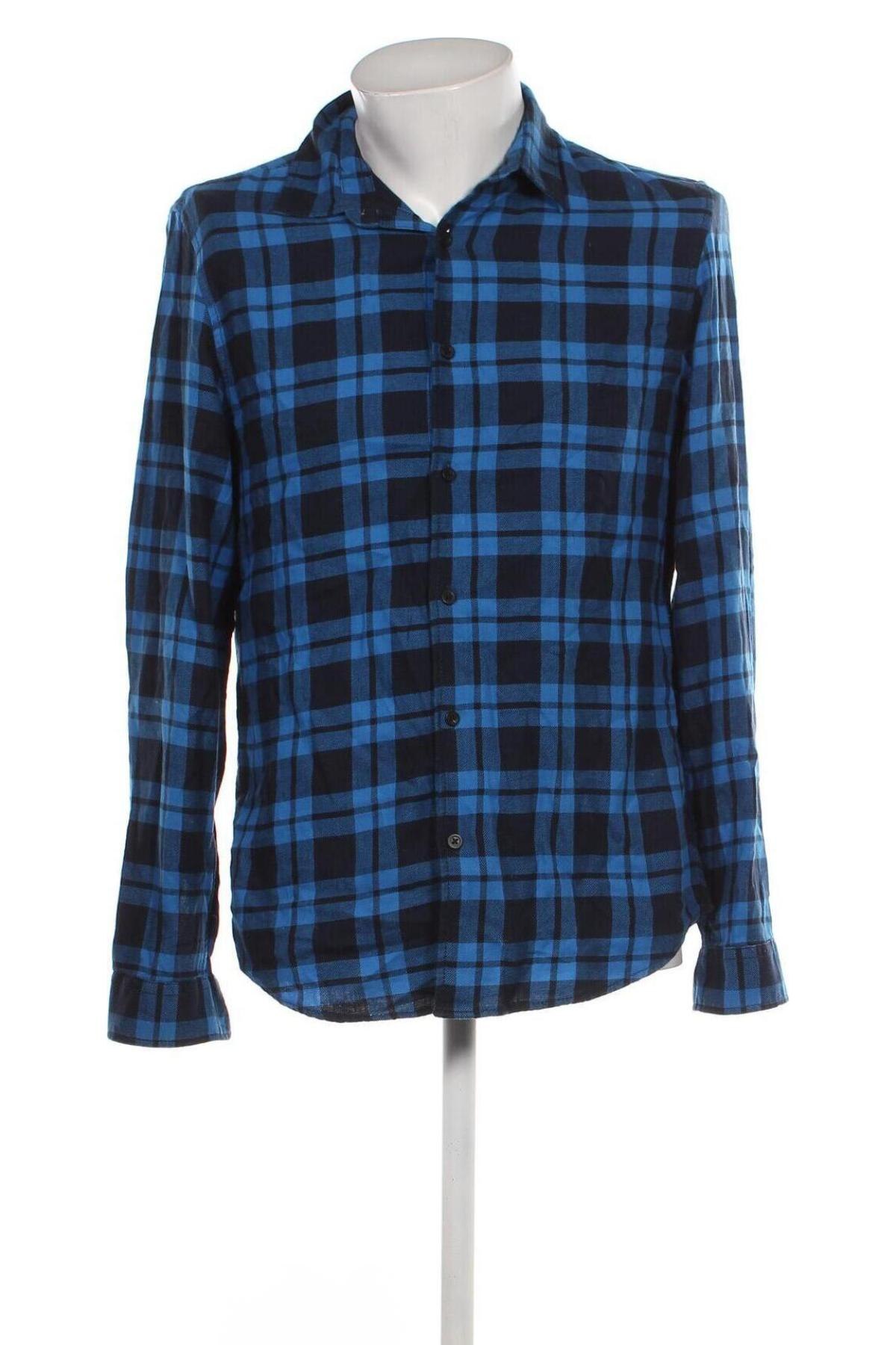 Ανδρικό πουκάμισο Angelo Litrico, Μέγεθος M, Χρώμα Μπλέ, Τιμή 5,92 €