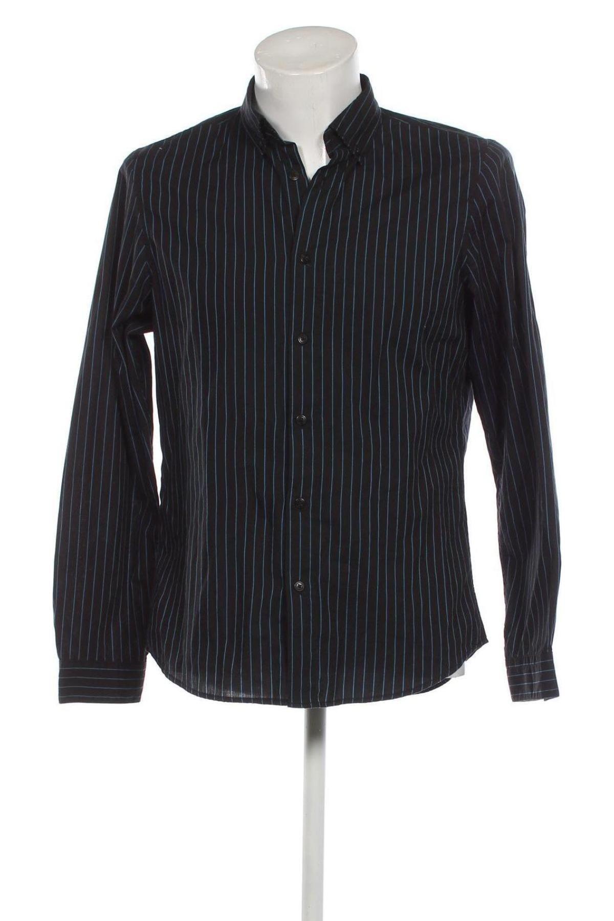 Мъжка риза Angelo Litrico, Размер M, Цвят Черен, Цена 29,00 лв.