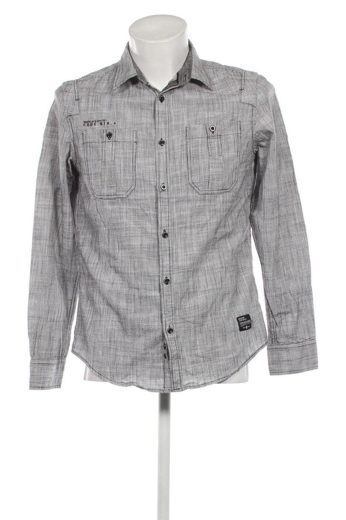 Ανδρικό πουκάμισο Angelo Litrico, Μέγεθος M, Χρώμα Γκρί, Τιμή 4,45 €