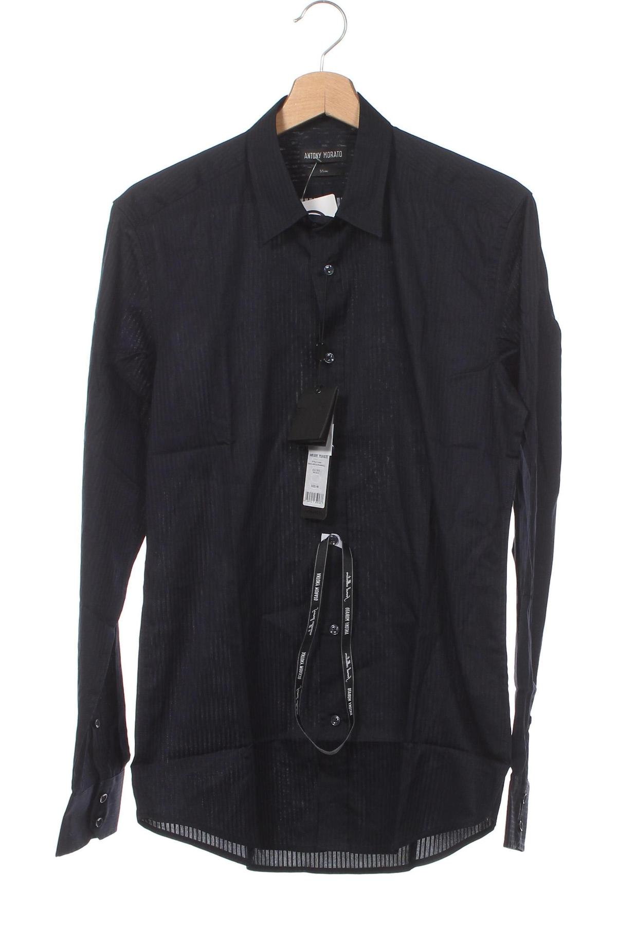 Herrenhemd Antony Morato, Größe XL, Farbe Blau, Preis 31,32 €