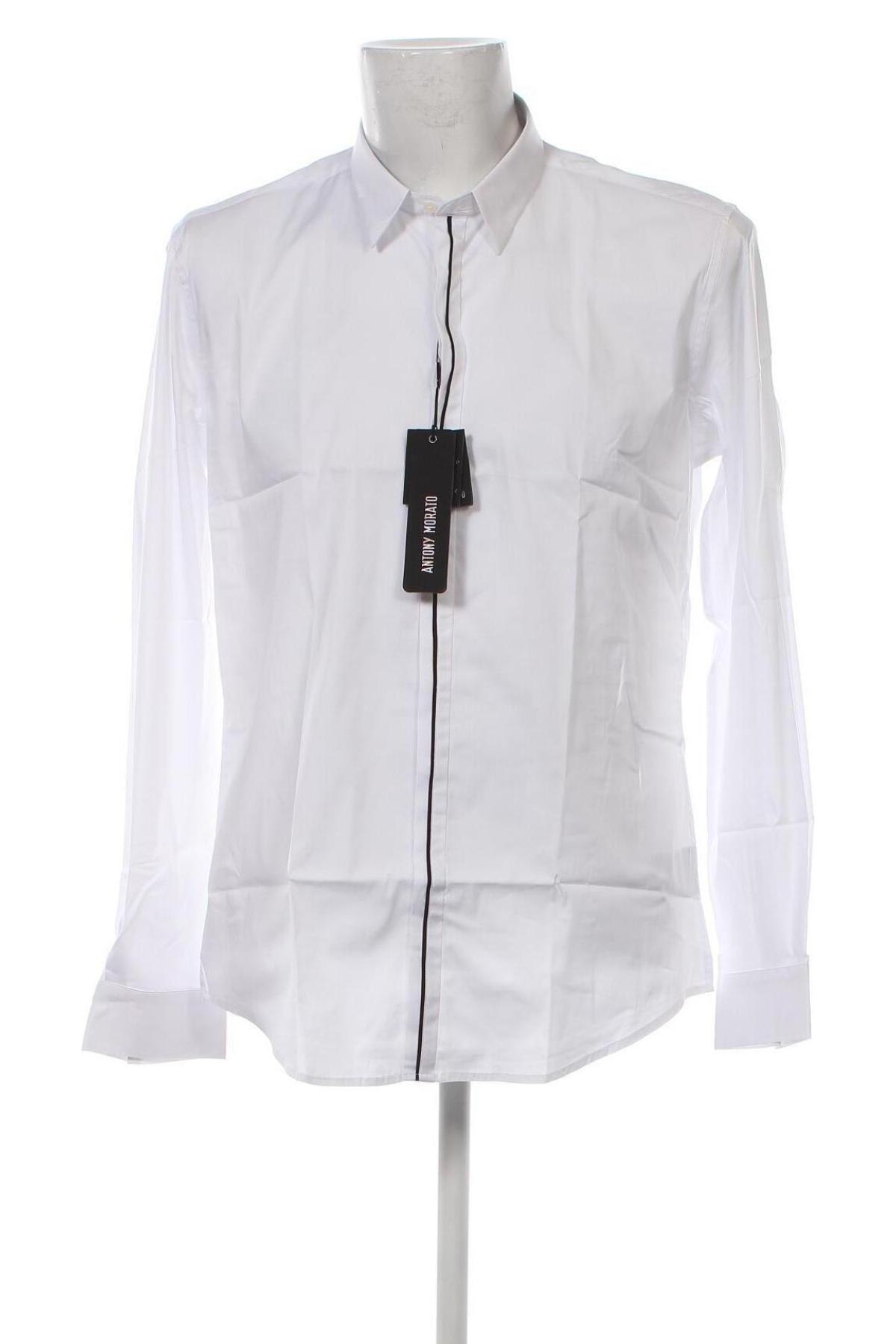 Herrenhemd Antony Morato, Größe XXL, Farbe Weiß, Preis € 28,12
