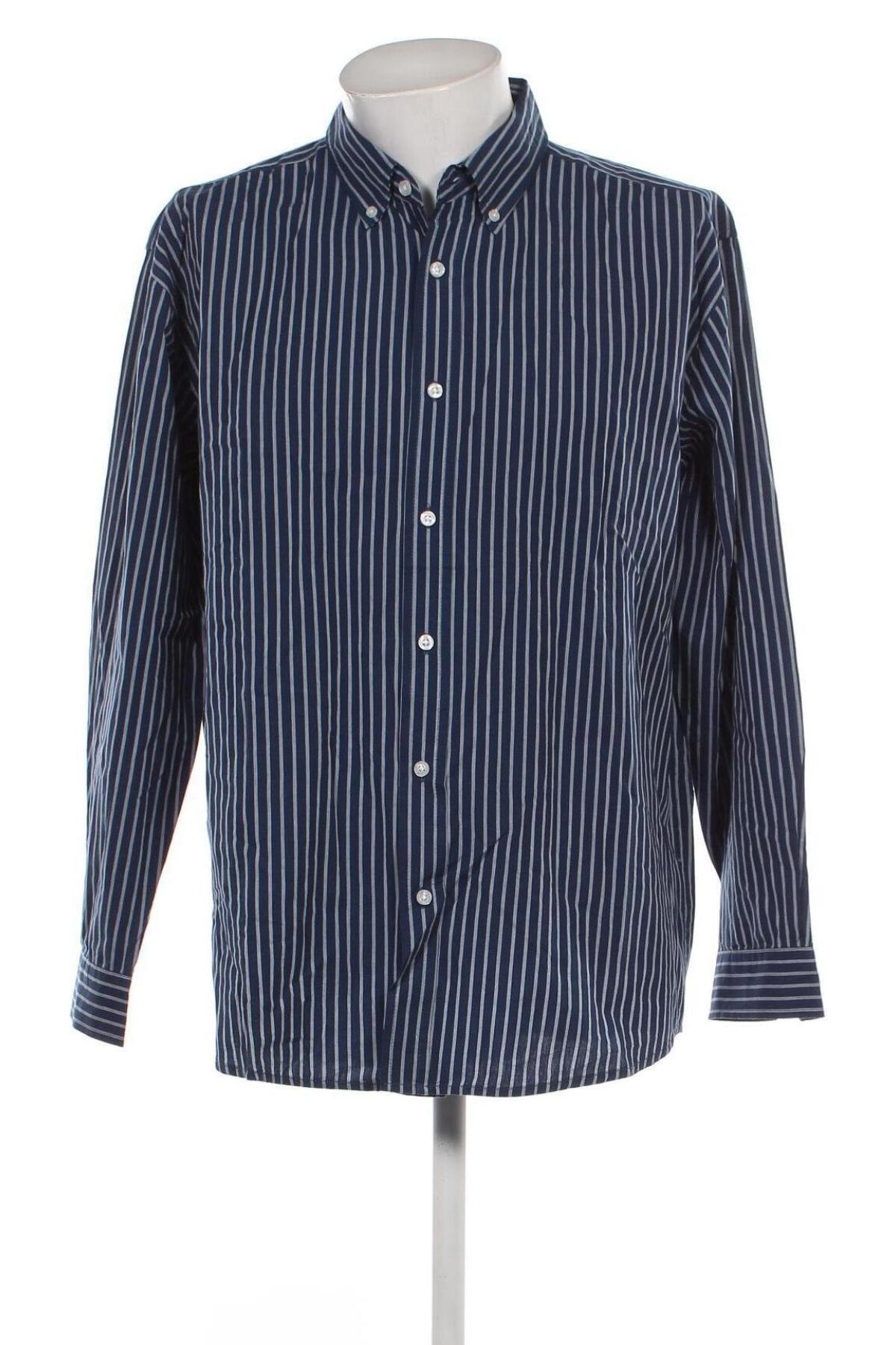 Ανδρικό πουκάμισο Atlas For Men, Μέγεθος XXL, Χρώμα Μπλέ, Τιμή 9,33 €