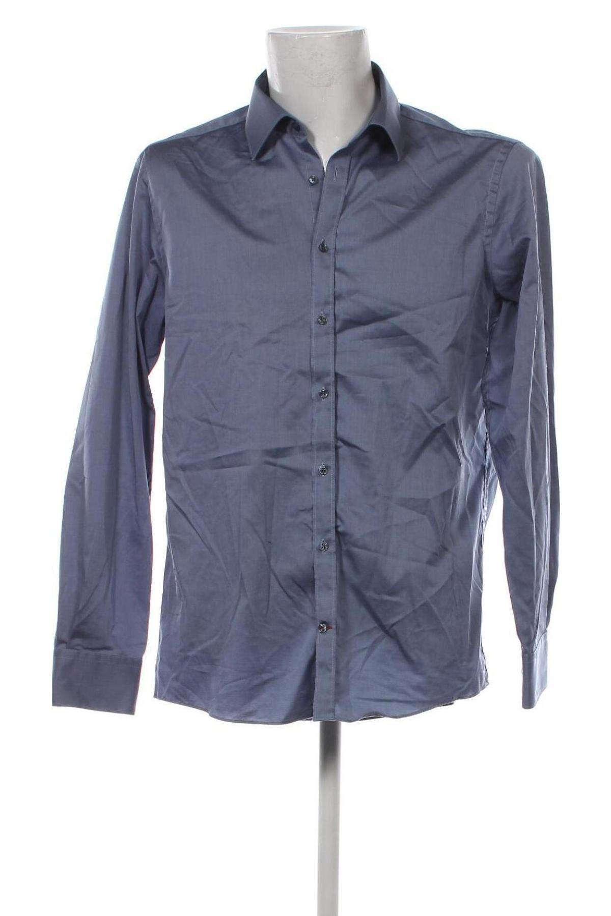 Herrenhemd Benvenuto, Größe L, Farbe Blau, Preis € 38,27