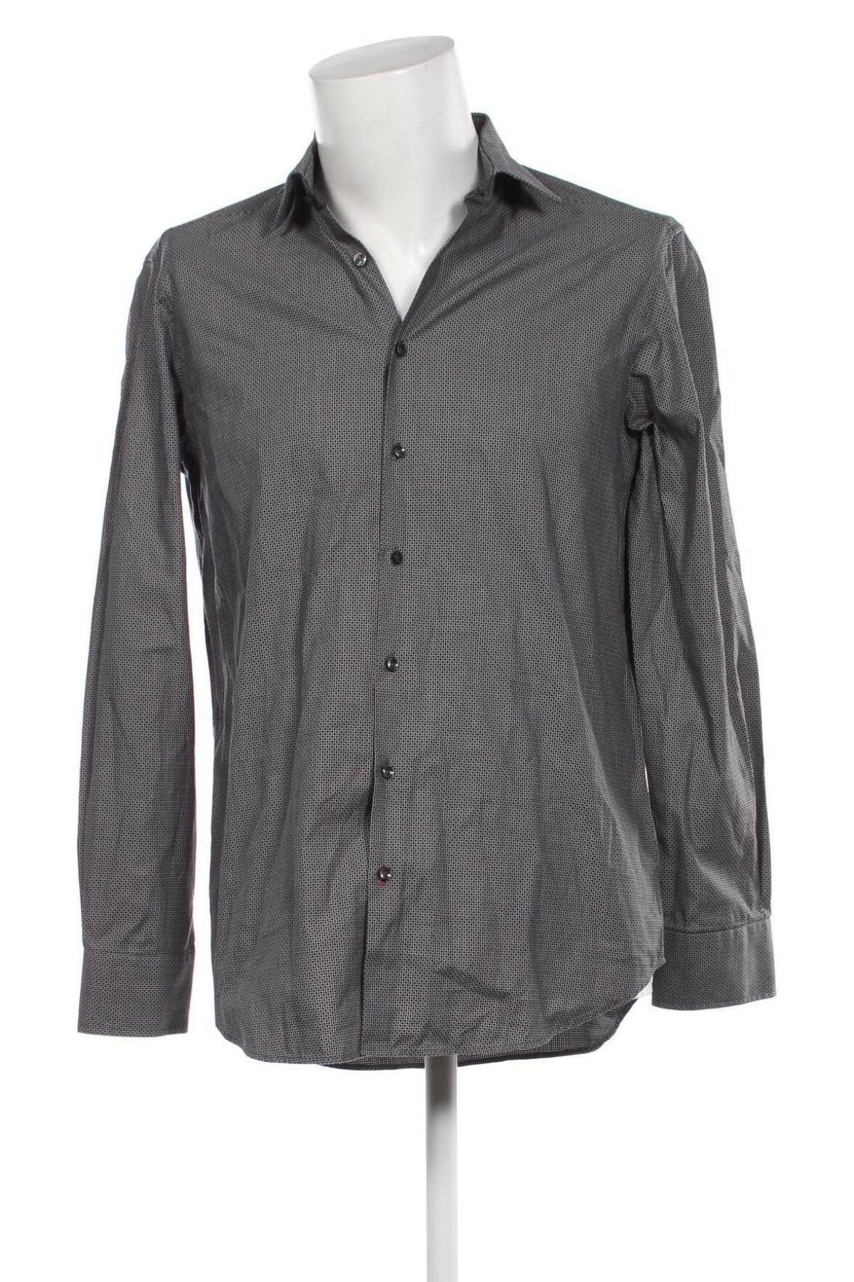 Ανδρικό πουκάμισο Benvenuto, Μέγεθος L, Χρώμα Γκρί, Τιμή 24,83 €