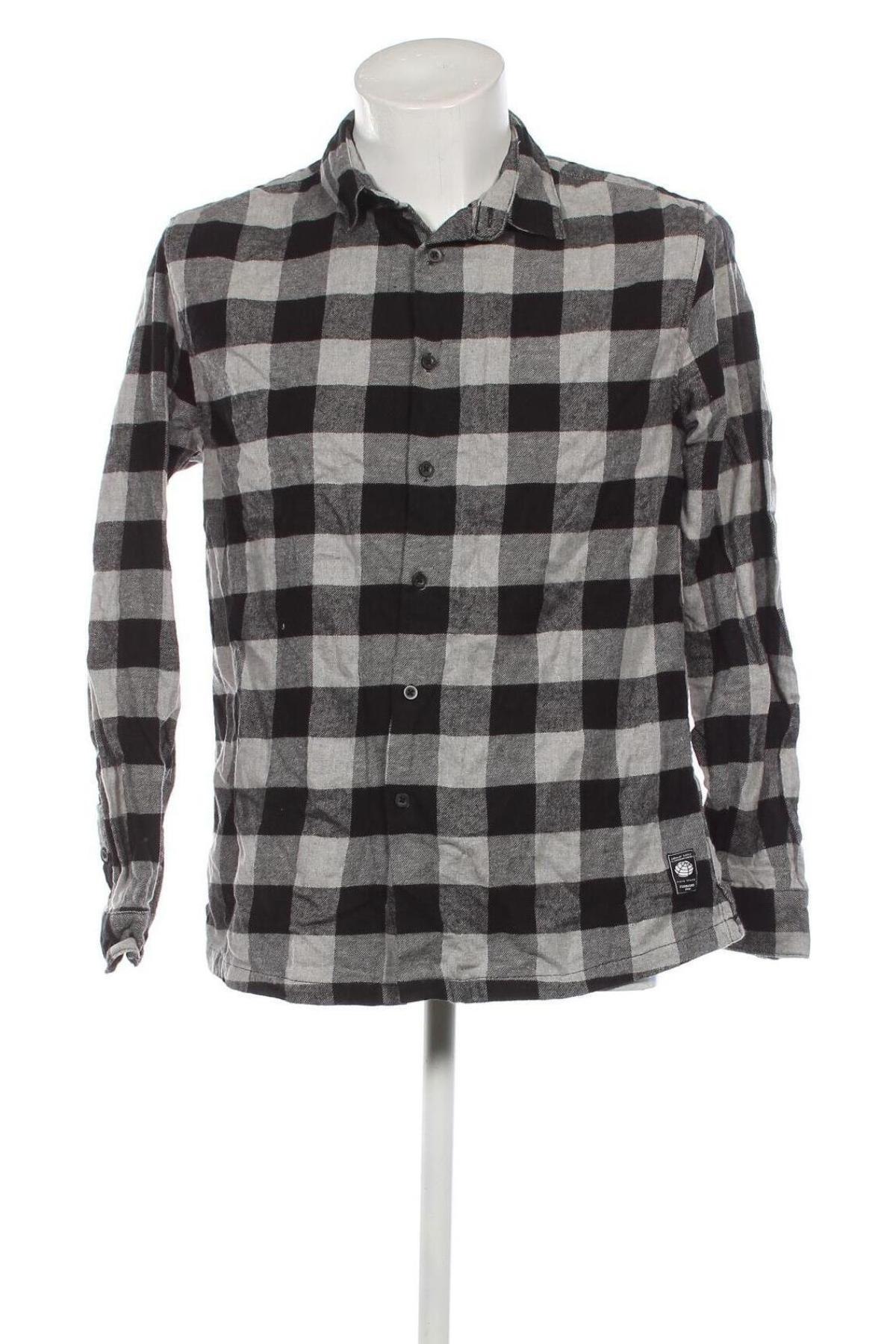 Ανδρικό πουκάμισο Bershka, Μέγεθος M, Χρώμα Πολύχρωμο, Τιμή 6,82 €