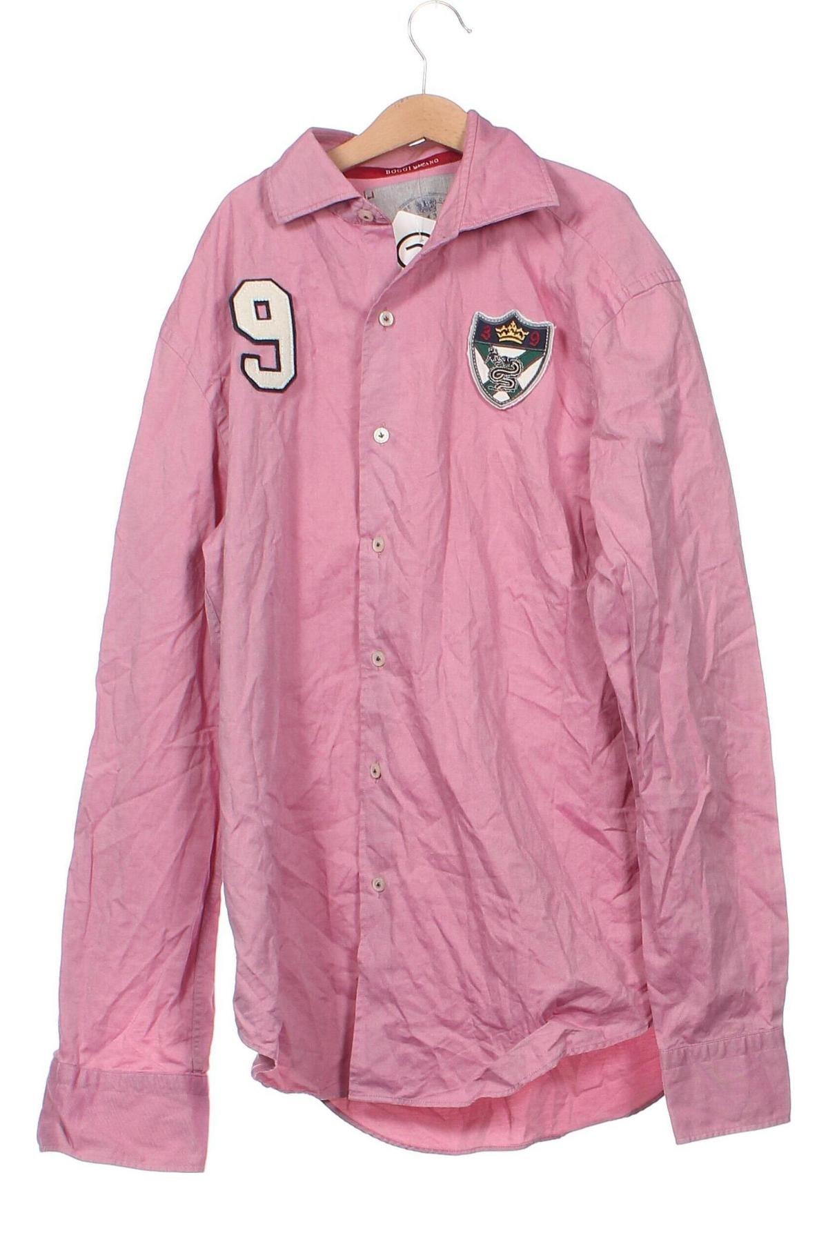 Ανδρικό πουκάμισο Boggi, Μέγεθος M, Χρώμα Ρόζ , Τιμή 23,75 €