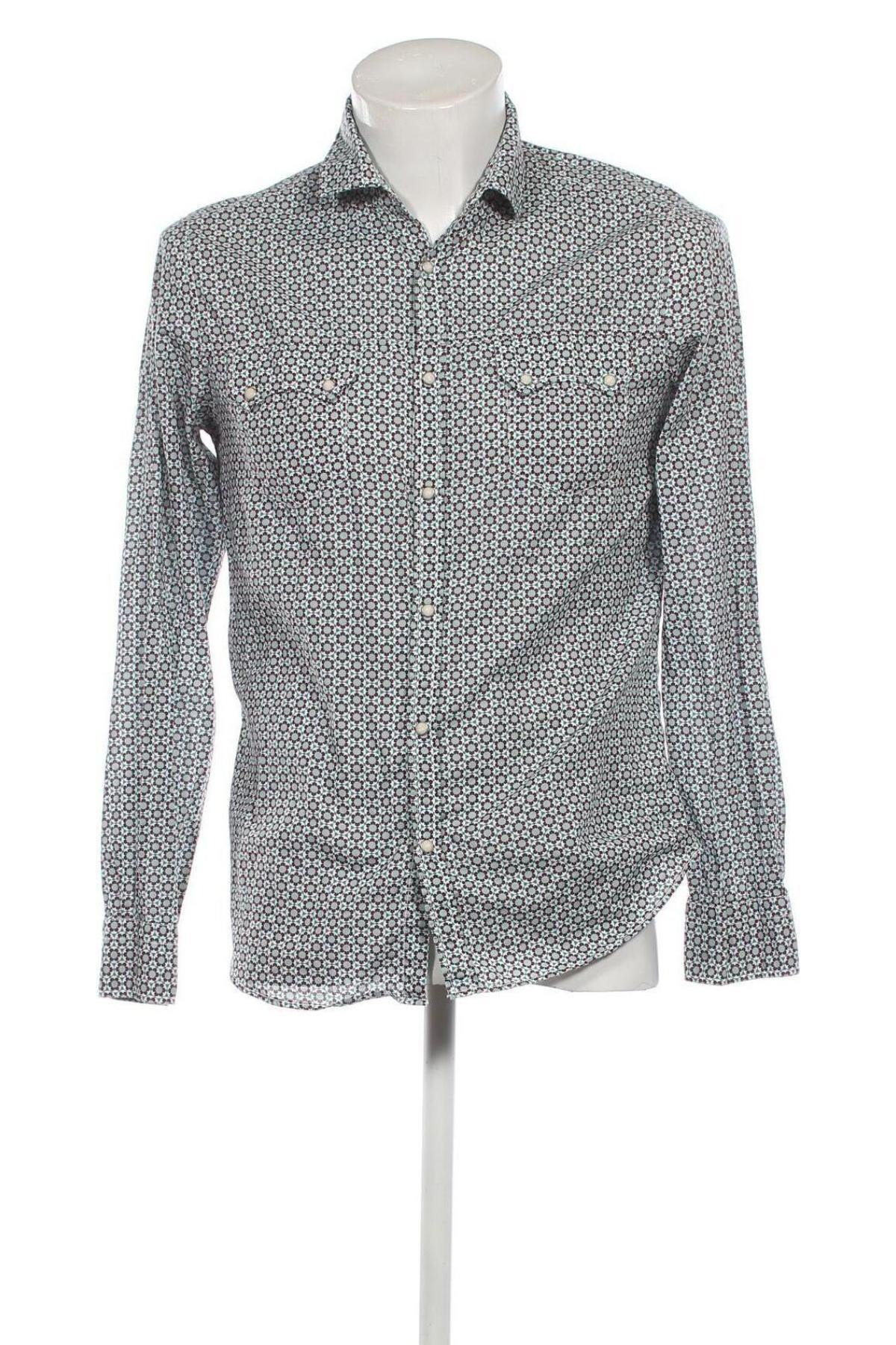 Ανδρικό πουκάμισο Borsa, Μέγεθος M, Χρώμα Πολύχρωμο, Τιμή 33,75 €