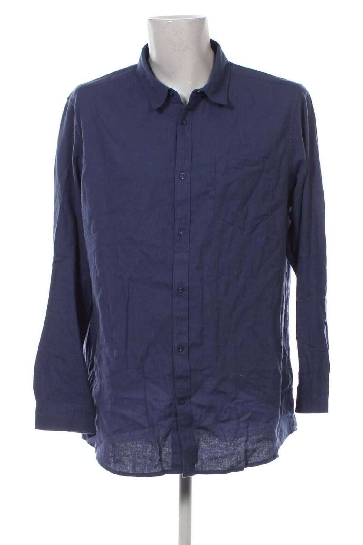 Мъжка риза Bpc Bonprix Collection, Размер XL, Цвят Син, Цена 13,92 лв.