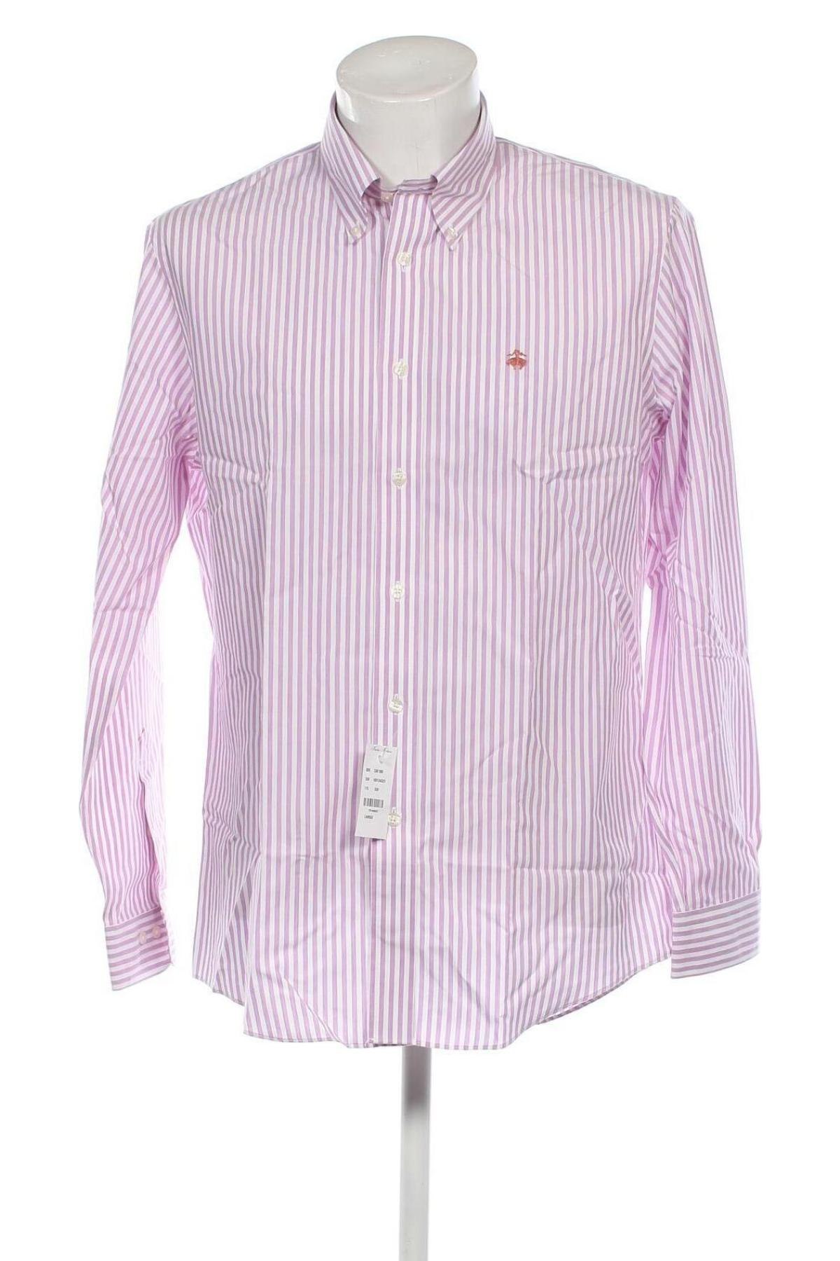 Ανδρικό πουκάμισο Brooks Brothers, Μέγεθος L, Χρώμα Πολύχρωμο, Τιμή 47,30 €