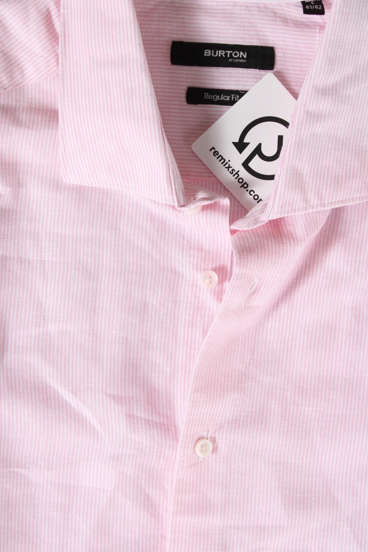 Herrenhemd Burton, Größe L, Farbe Rosa, Preis 75,26 €