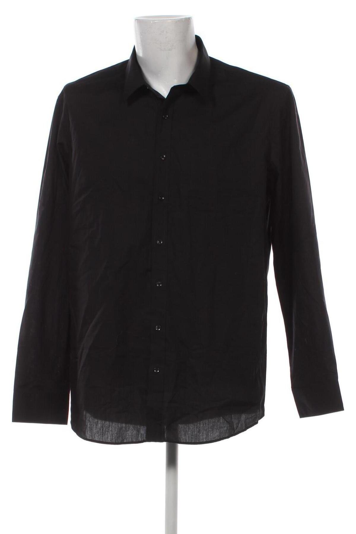 Ανδρικό πουκάμισο C&A, Μέγεθος XL, Χρώμα Μαύρο, Τιμή 9,69 €