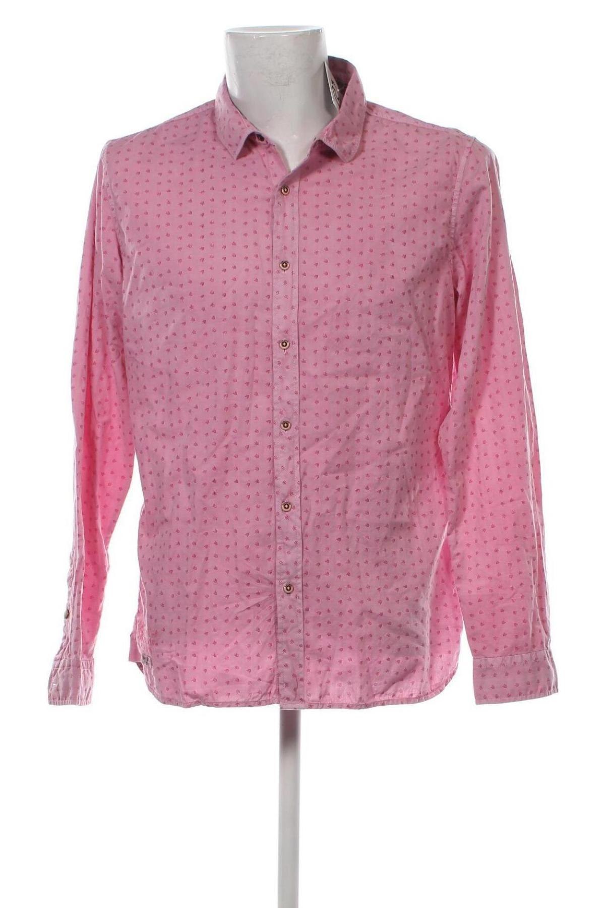 Мъжка риза Camp David, Размер L, Цвят Розов, Цена 51,70 лв.