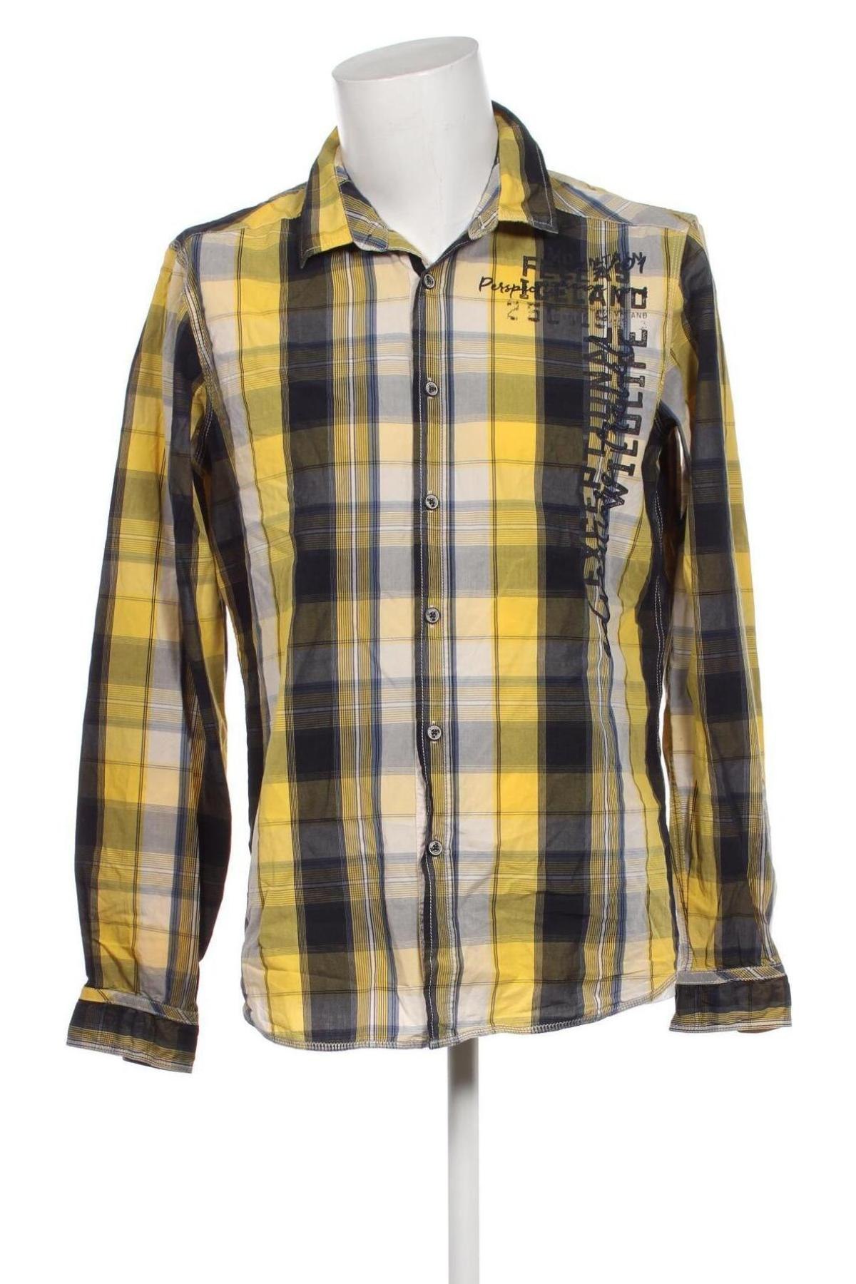 Ανδρικό πουκάμισο Camp David, Μέγεθος M, Χρώμα Πολύχρωμο, Τιμή 27,56 €