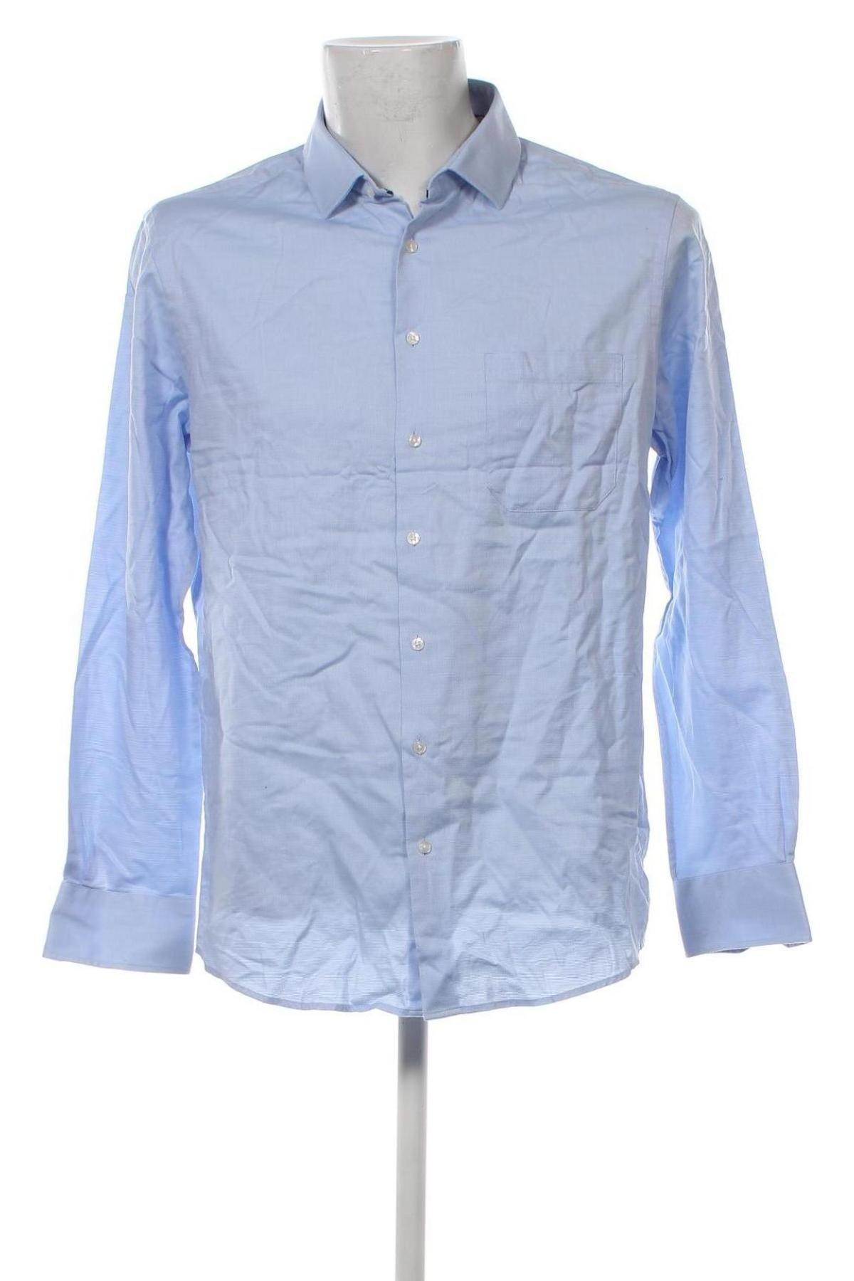 Ανδρικό πουκάμισο Canda, Μέγεθος L, Χρώμα Μπλέ, Τιμή 10,76 €