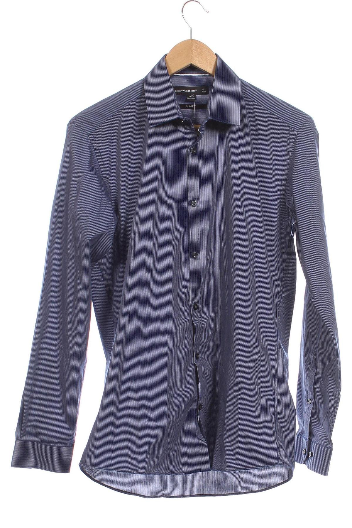 Ανδρικό πουκάμισο CedarWood State, Μέγεθος M, Χρώμα Μπλέ, Τιμή 6,28 €