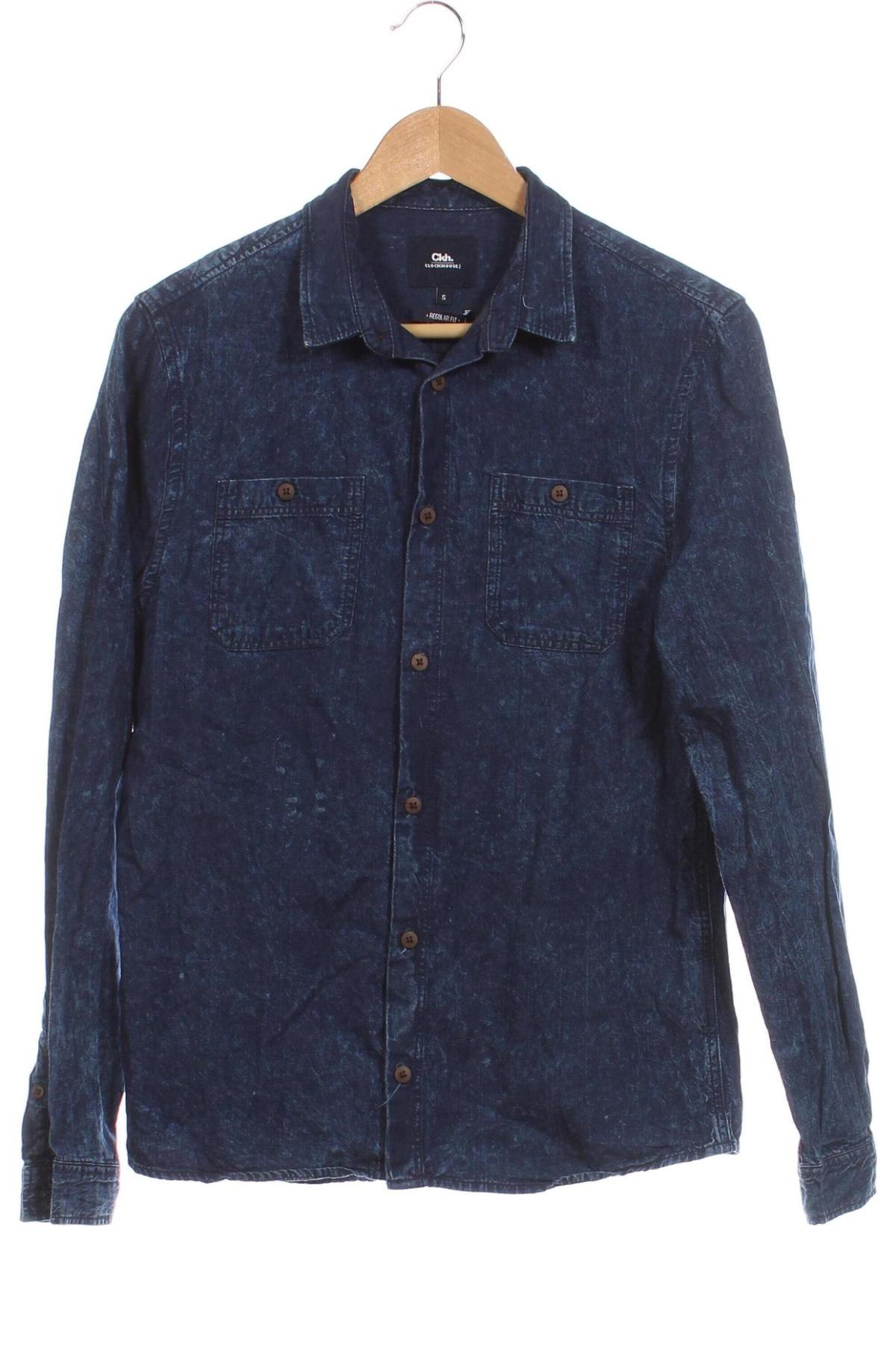 Pánska košeľa  Clockhouse, Veľkosť S, Farba Modrá, Cena  4,11 €