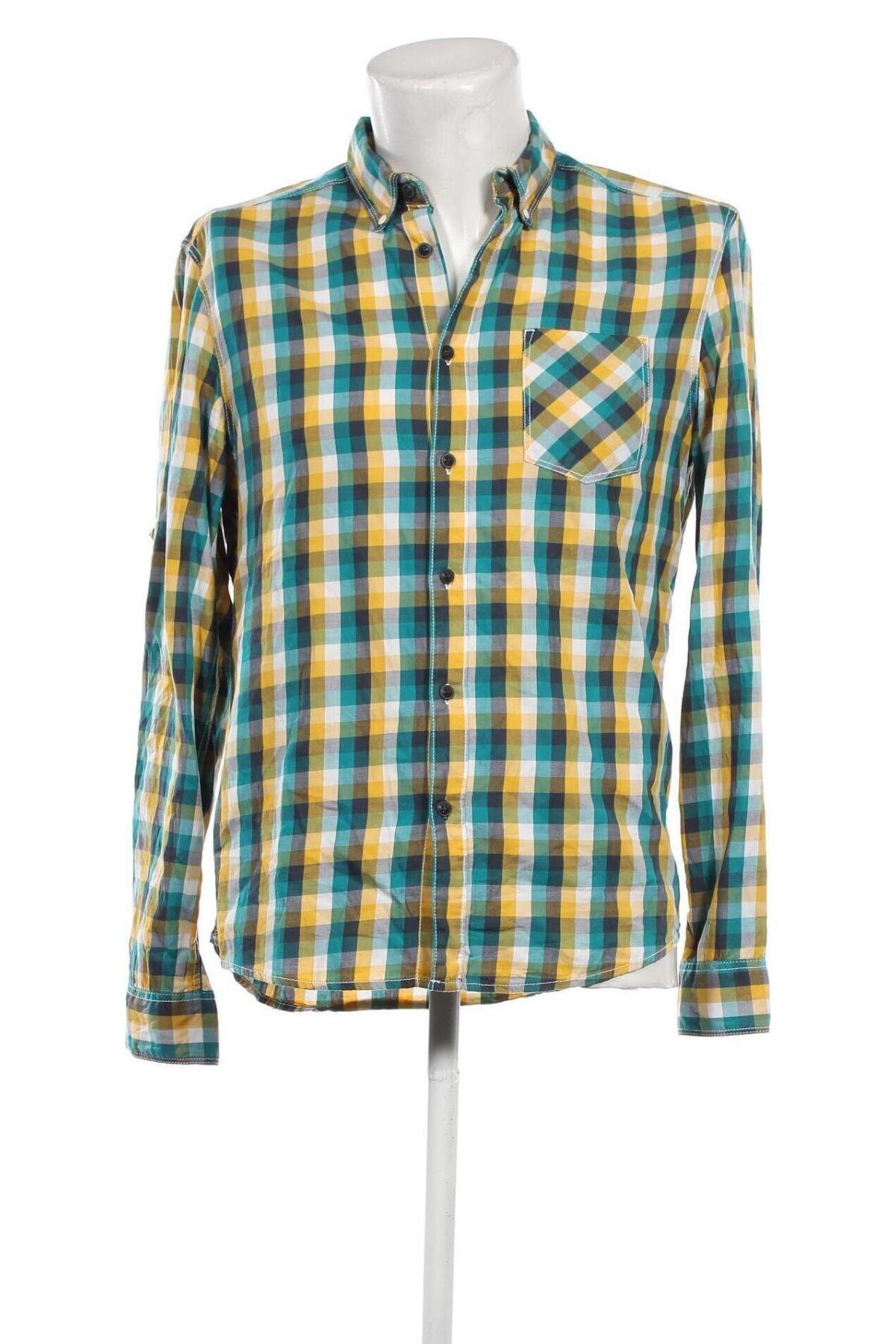 Мъжка риза Clockhouse, Размер M, Цвят Многоцветен, Цена 11,60 лв.