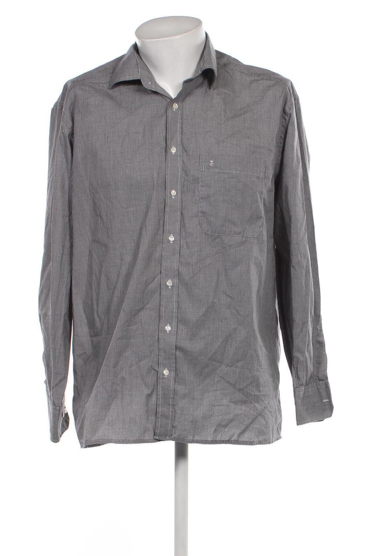 Ανδρικό πουκάμισο Eterna  Excellent, Μέγεθος XL, Χρώμα Γκρί, Τιμή 11,36 €