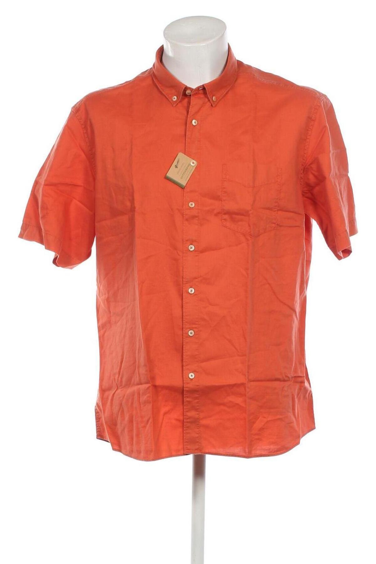 Ανδρικό πουκάμισο Eterna, Μέγεθος XL, Χρώμα Πορτοκαλί, Τιμή 50,66 €