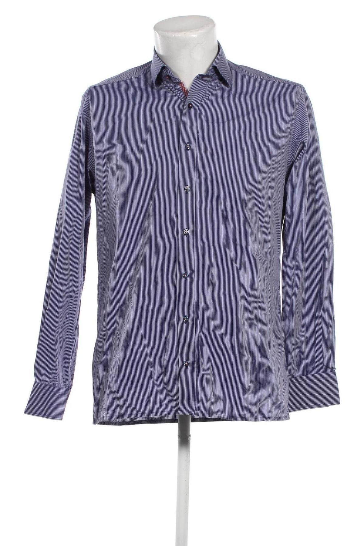 Ανδρικό πουκάμισο Eterna, Μέγεθος M, Χρώμα Μπλέ, Τιμή 26,88 €