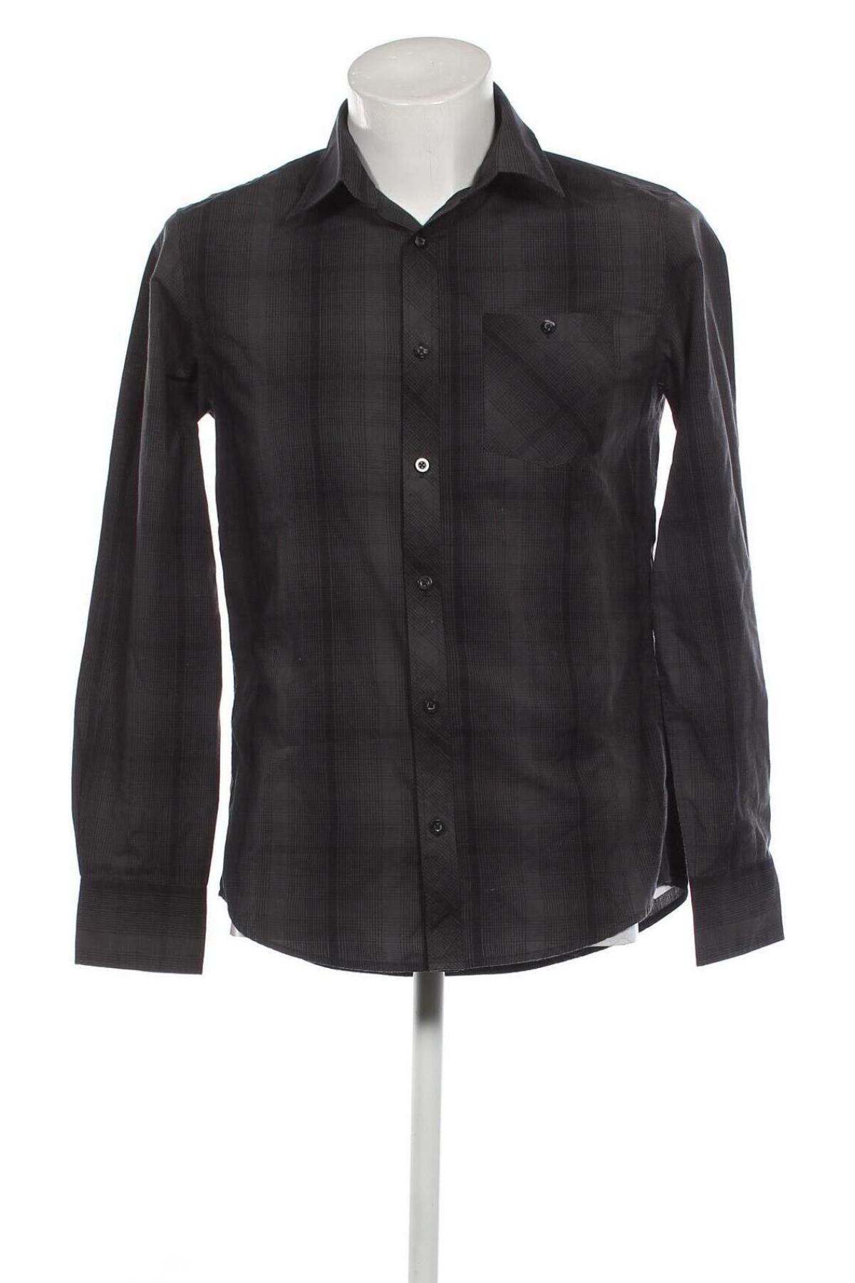 Ανδρικό πουκάμισο FSBN, Μέγεθος M, Χρώμα Γκρί, Τιμή 8,05 €