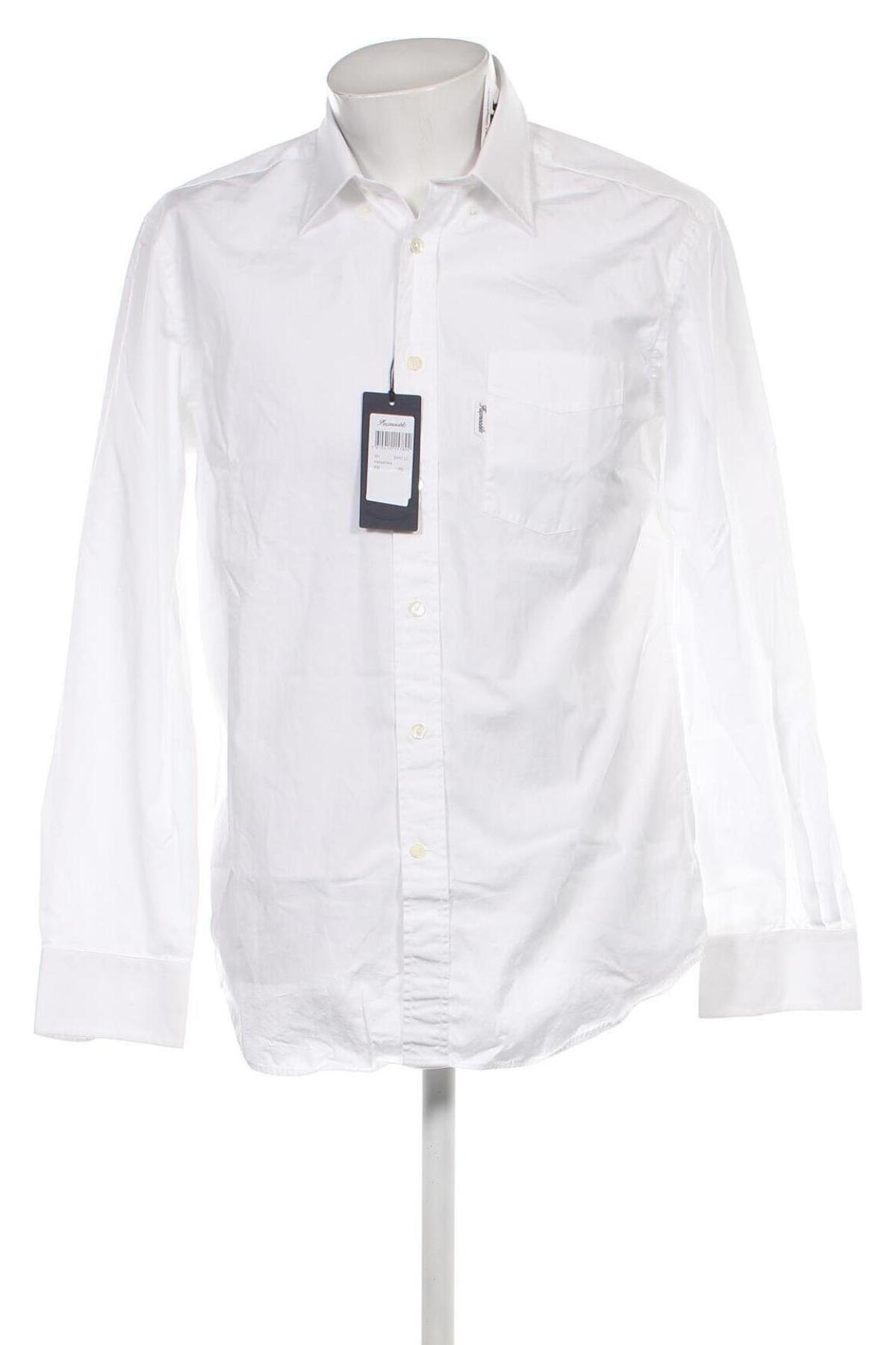 Pánska košeľa  Faconnable, Veľkosť L, Farba Biela, Cena  104,66 €