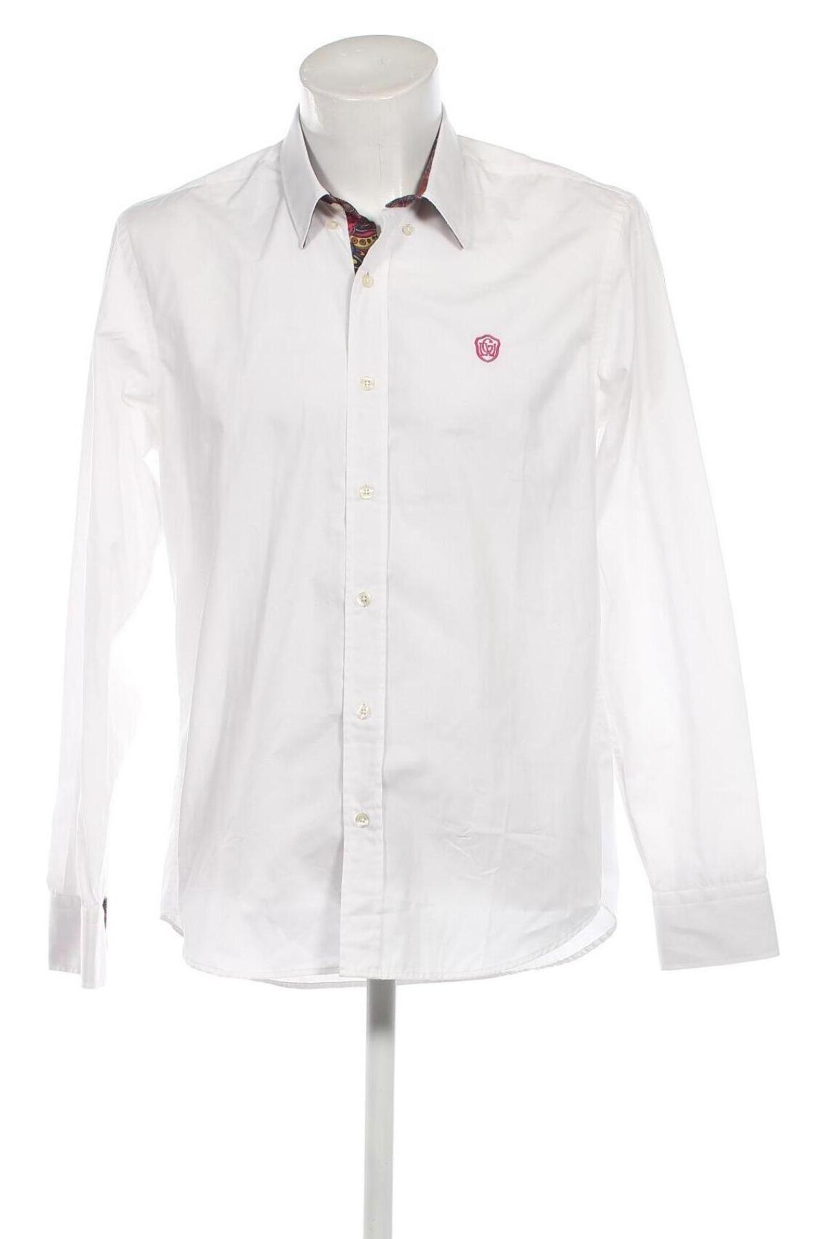 Мъжка риза Galvanni, Размер S, Цвят Бял, Цена 29,70 лв.