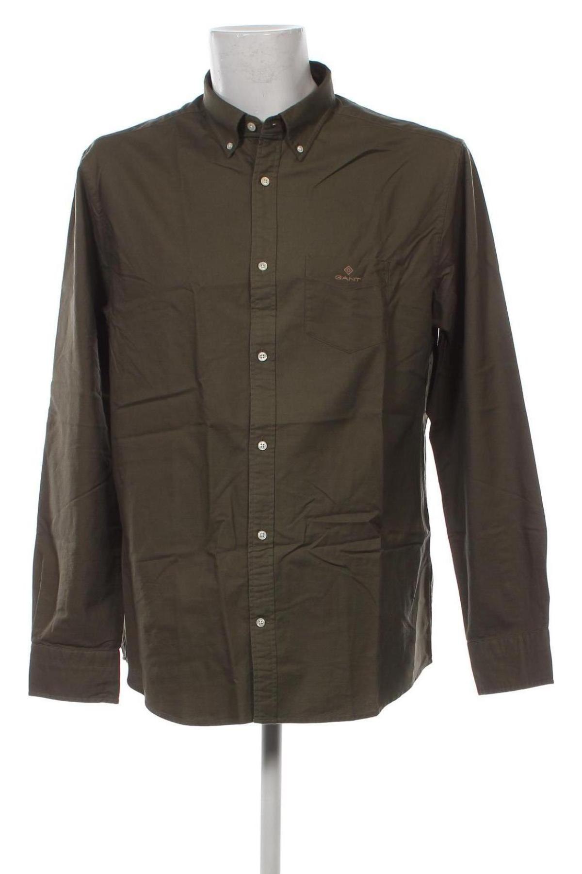 Ανδρικό πουκάμισο Gant, Μέγεθος XL, Χρώμα Πράσινο, Τιμή 78,01 €