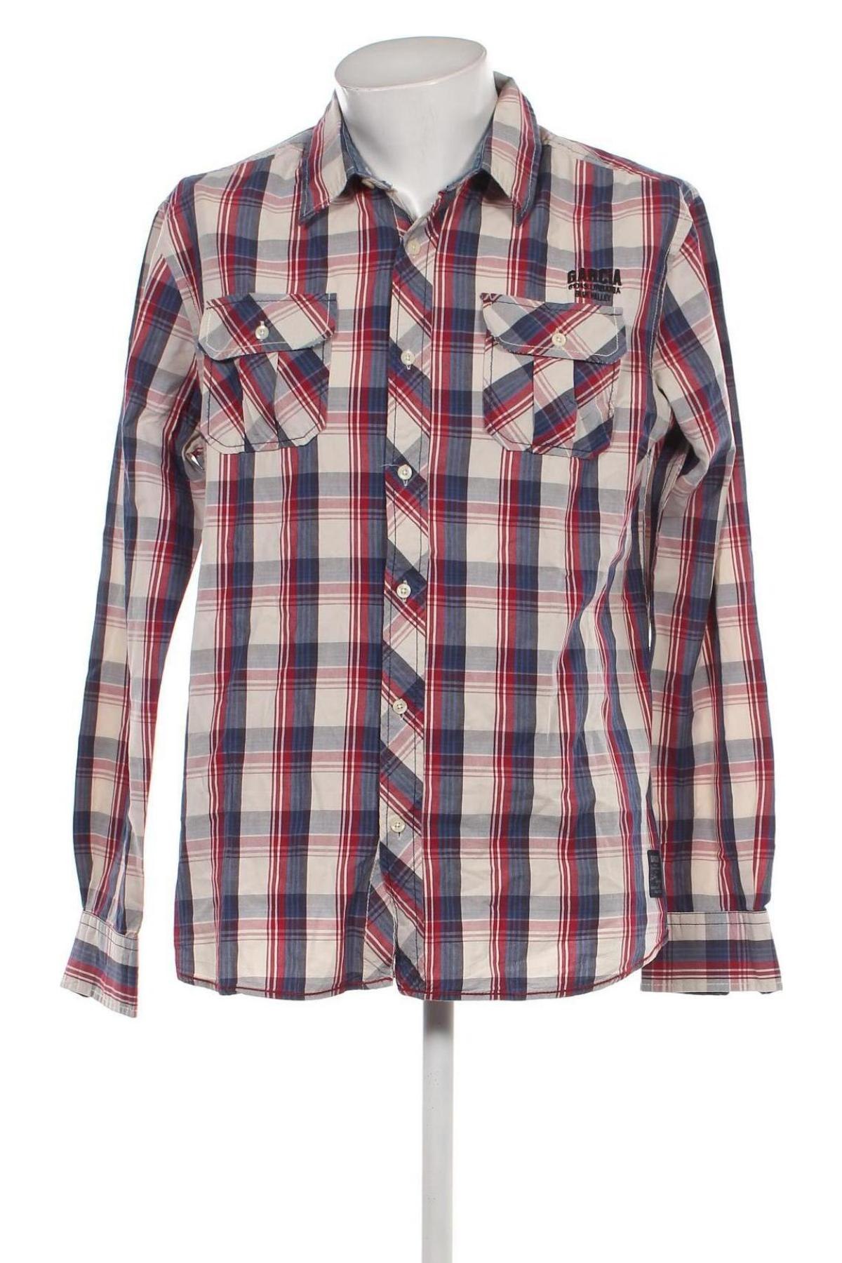 Мъжка риза Garcia, Размер XL, Цвят Многоцветен, Цена 18,36 лв.