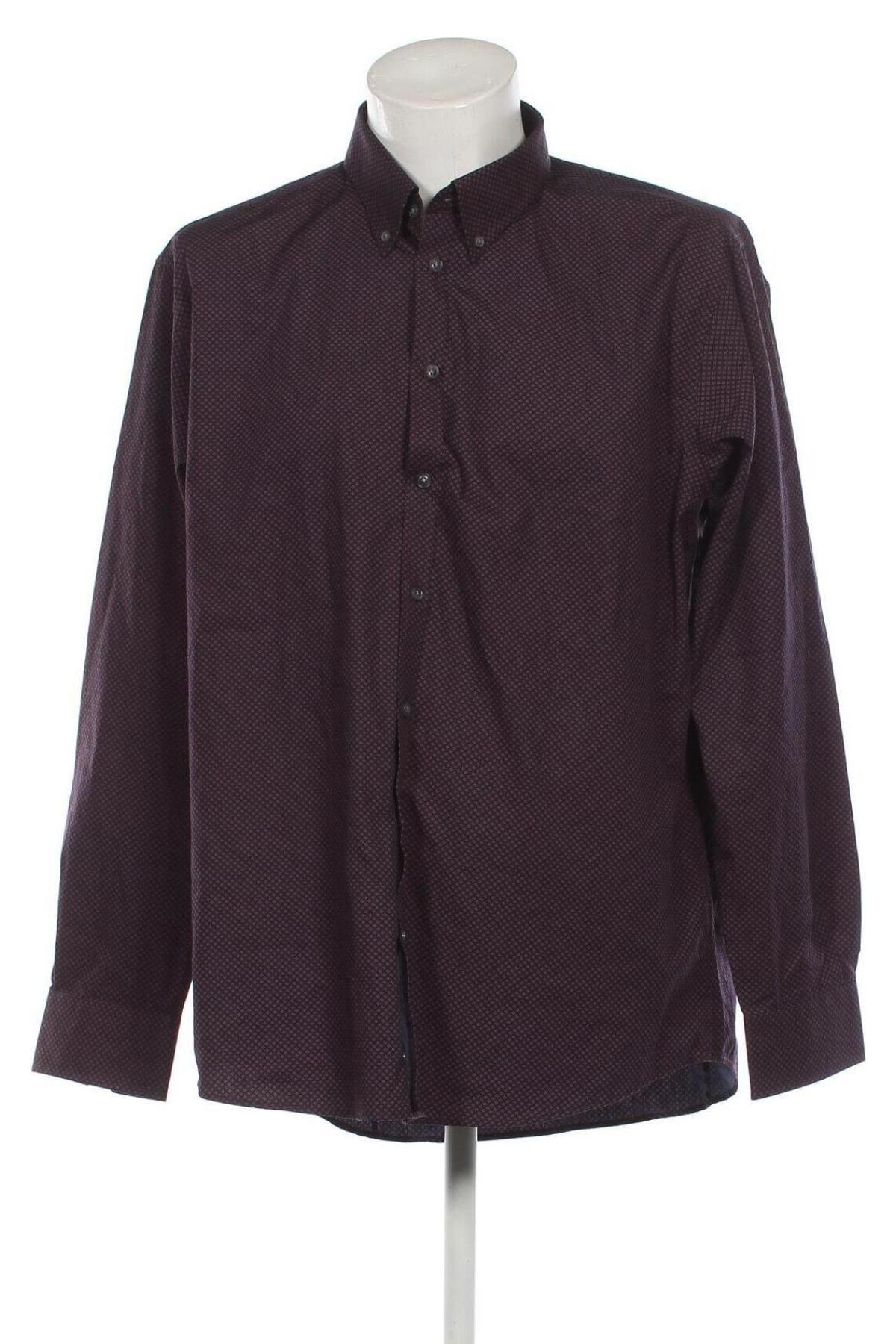 Ανδρικό πουκάμισο Gino Marcello, Μέγεθος XXL, Χρώμα Βιολετί, Τιμή 1,68 €