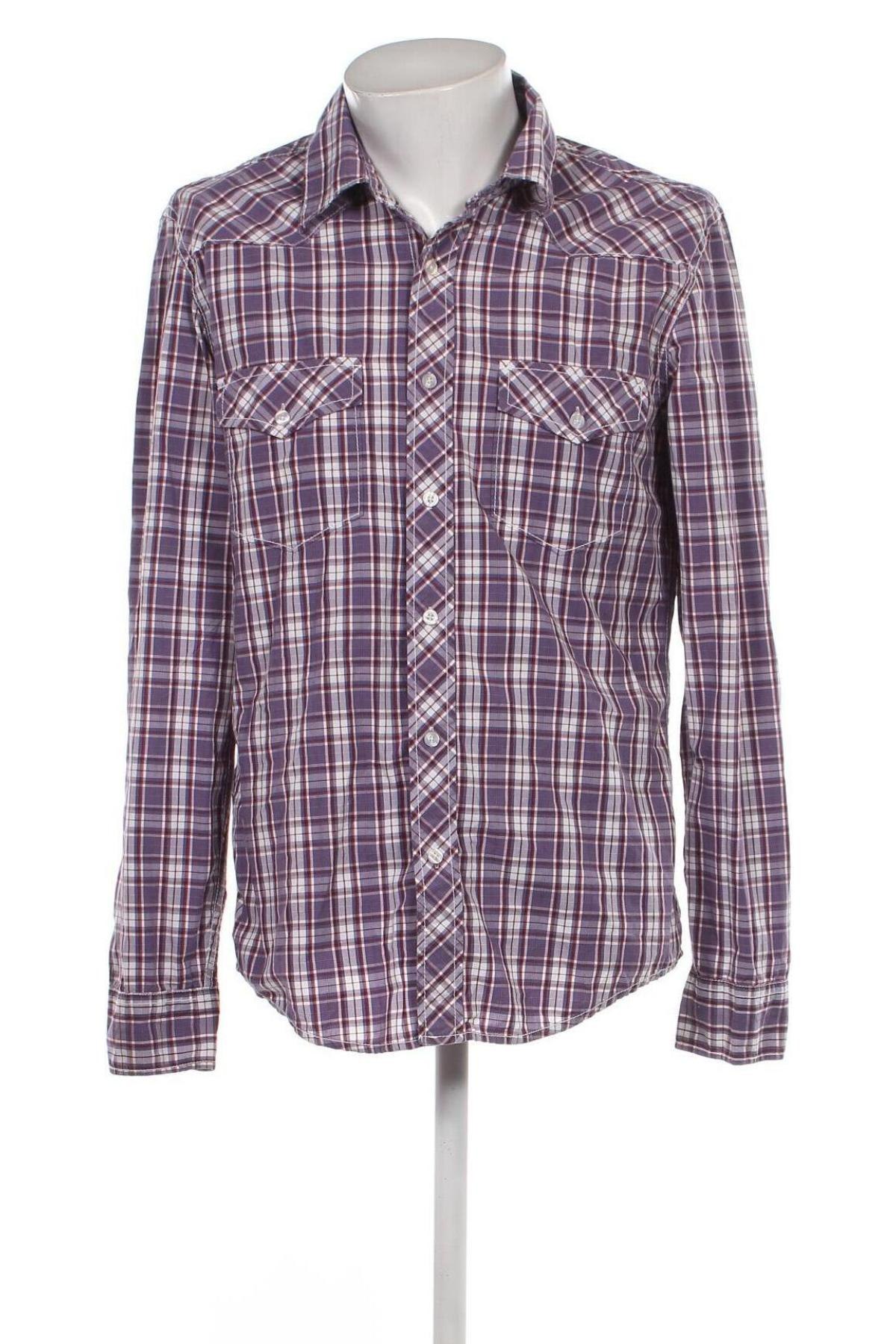 Мъжка риза H&M L.O.G.G., Размер L, Цвят Многоцветен, Цена 15,66 лв.