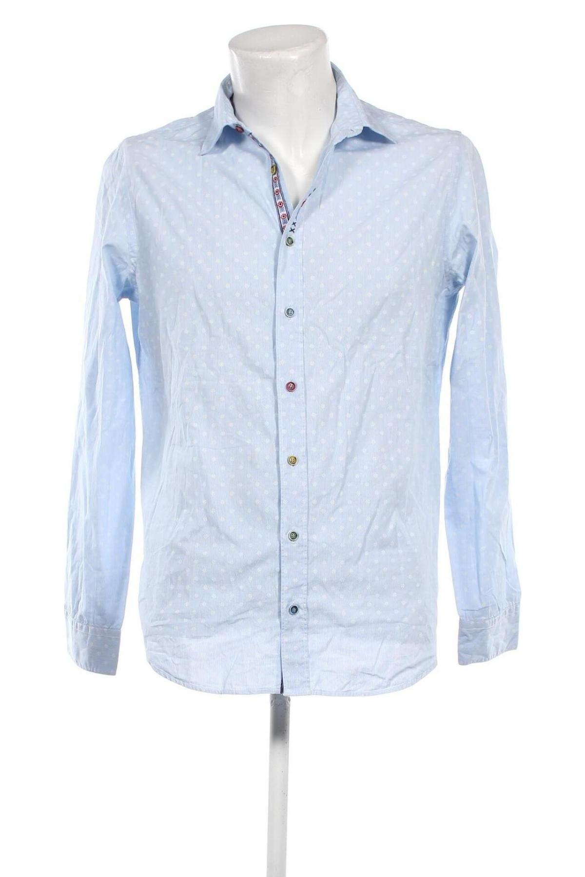 Ανδρικό πουκάμισο Havana & Co, Μέγεθος L, Χρώμα Μπλέ, Τιμή 17,94 €