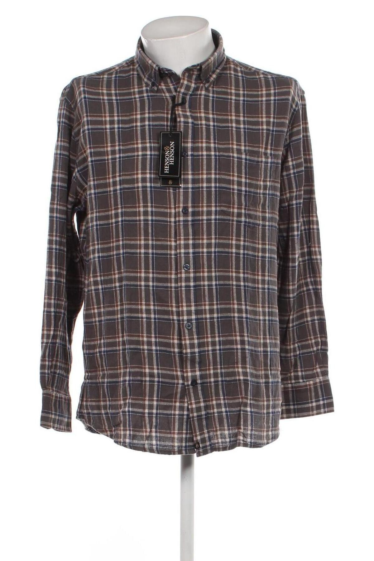 Pánská košile  Henson & Henson, Velikost L, Barva Vícebarevné, Cena  733,00 Kč