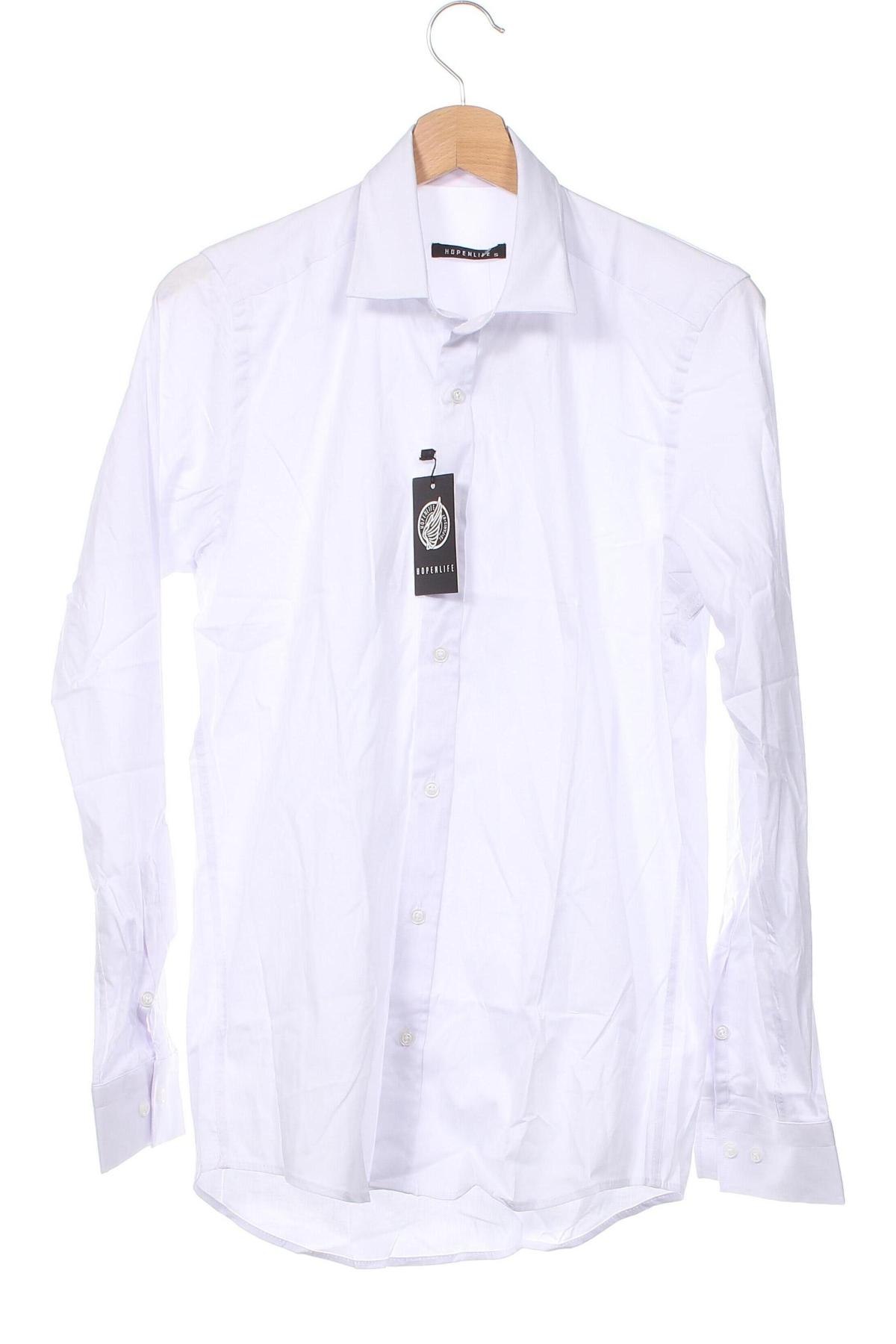 Herrenhemd Hopenlife, Größe S, Farbe Weiß, Preis € 10,67